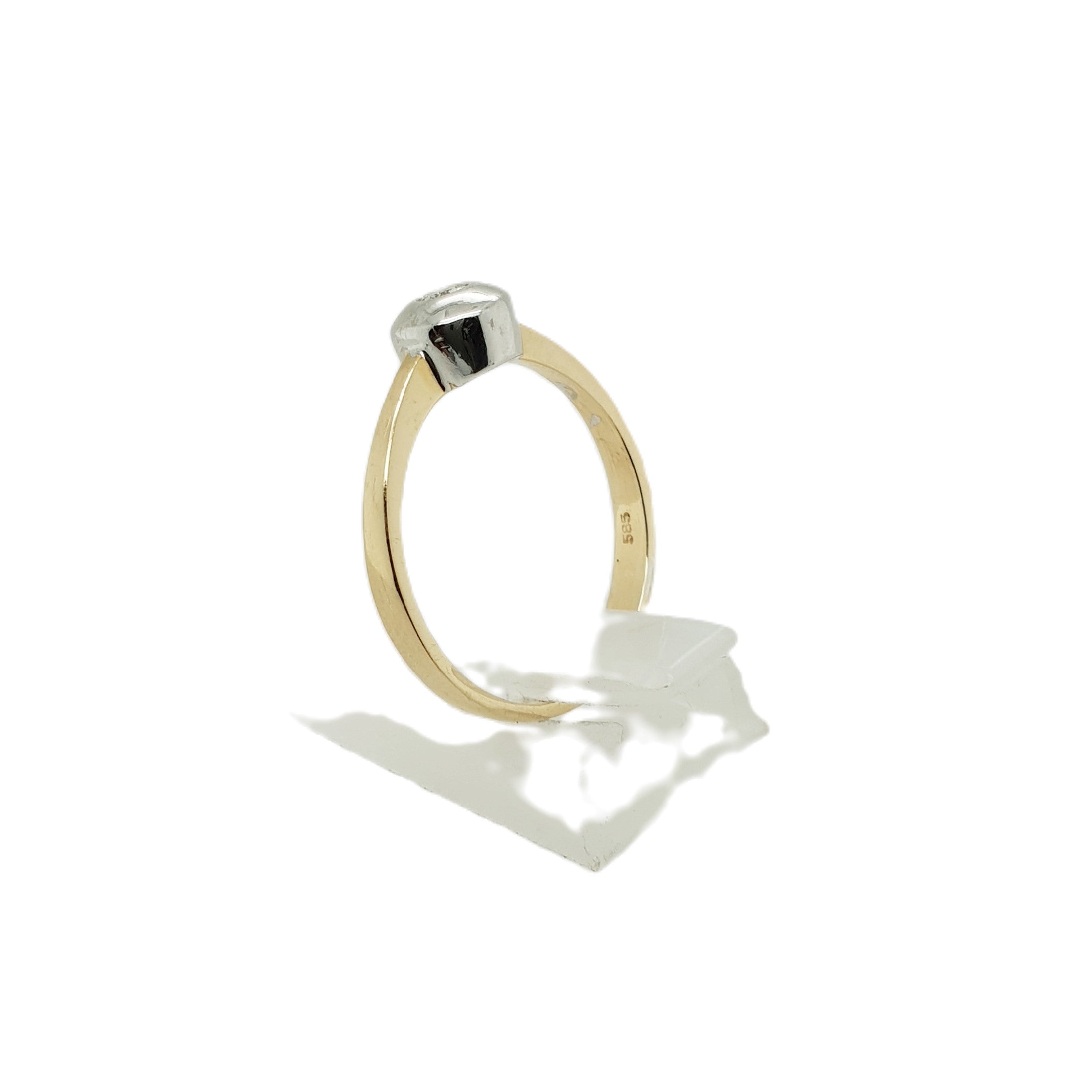 Brillant Gold Ring 585 14kt Gr.58