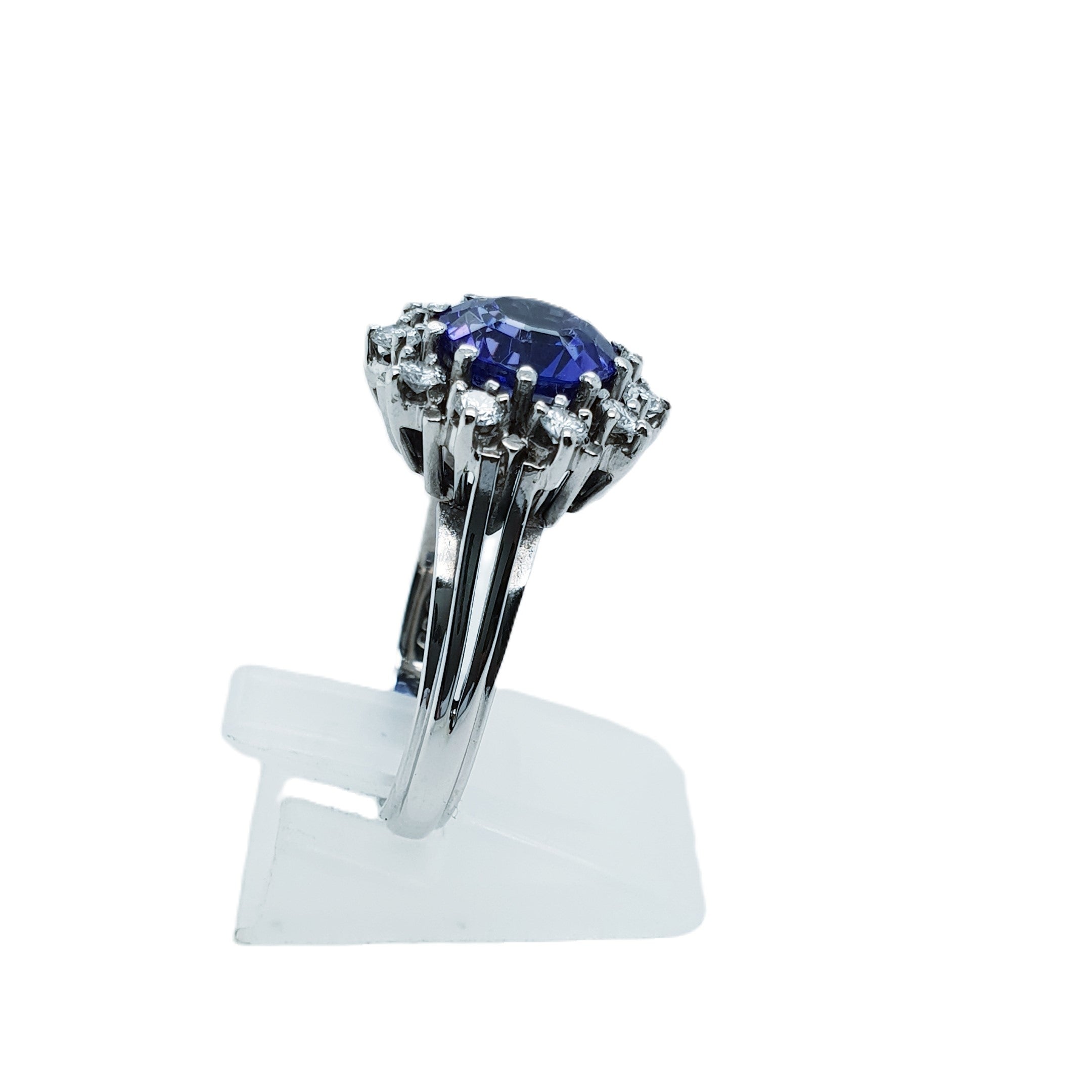 Brillant Weißgold Ring 585 14kt Gr.57