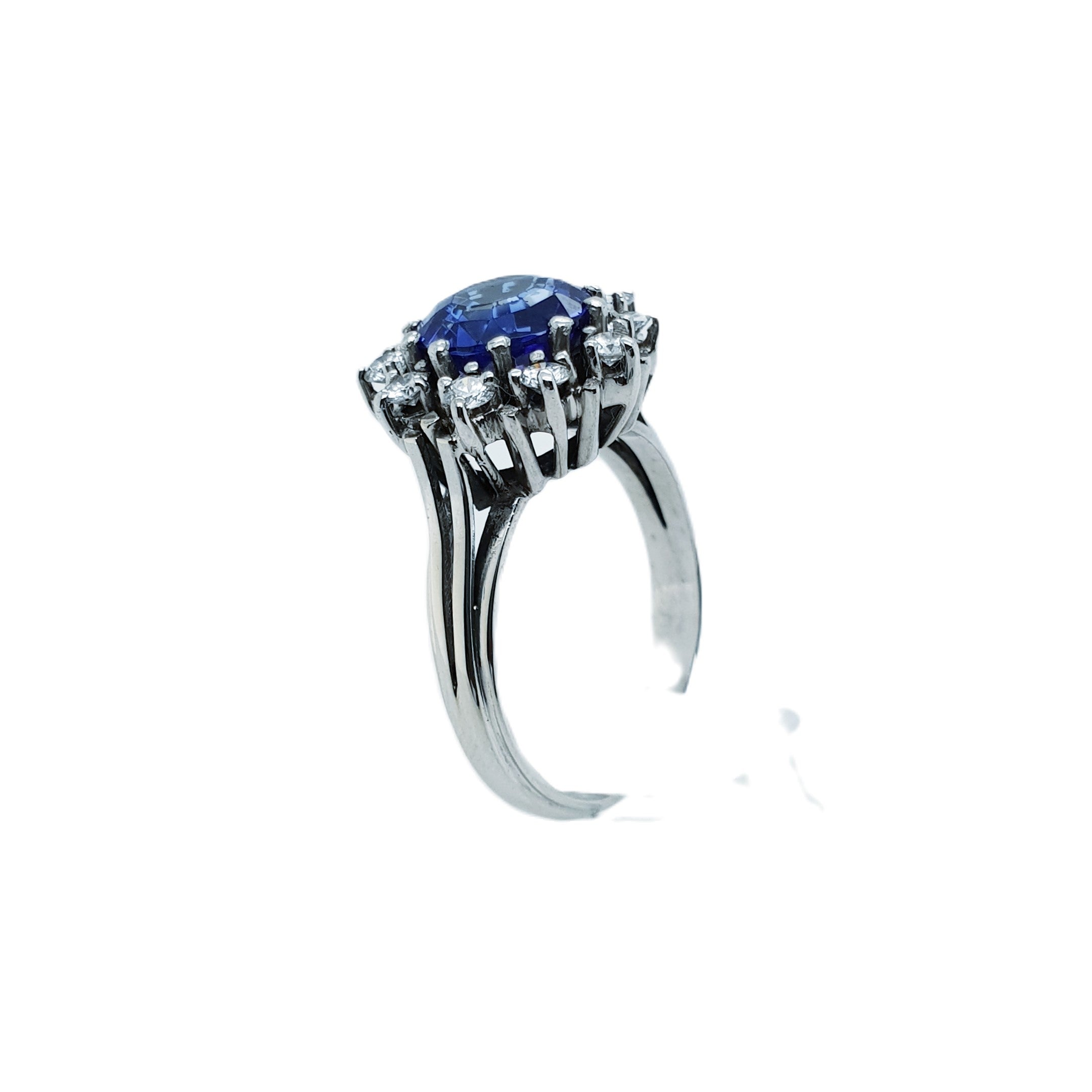 Brillant Weißgold Ring 585 14kt Gr.57