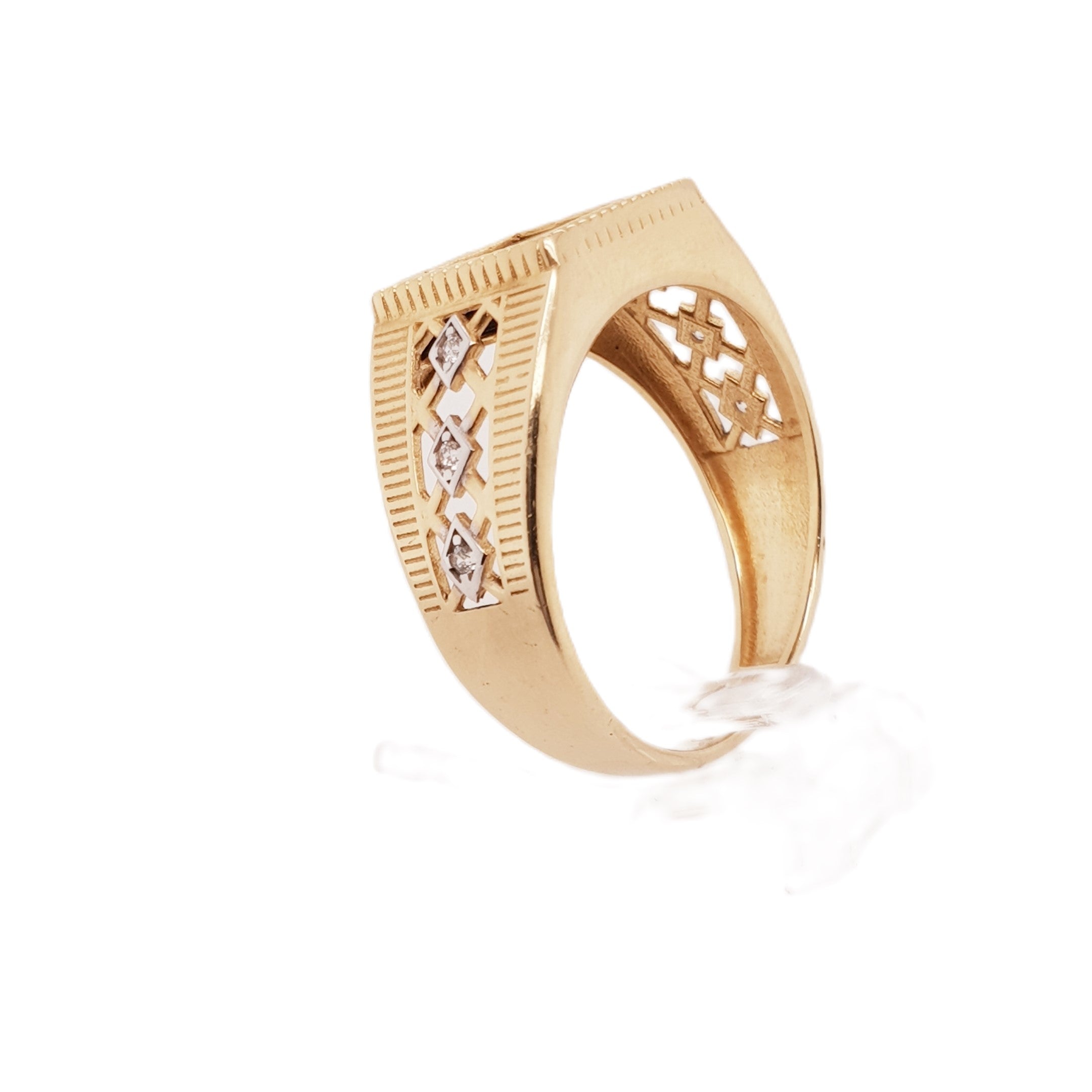 Gold Ring 585 14kt Gr.62