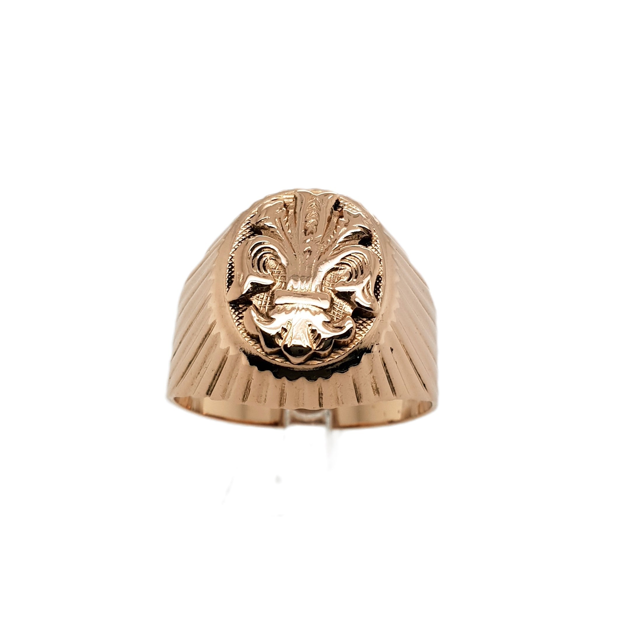Gold Ring 585 14kt Gr.66 Rotgold Roségold
