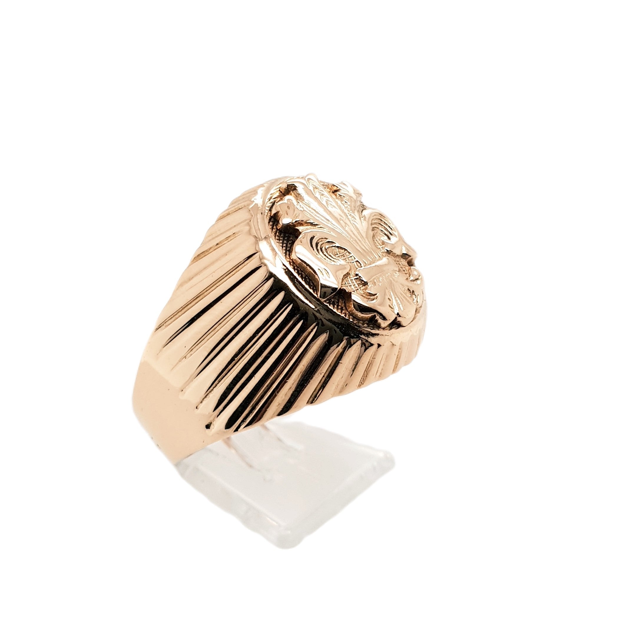Gold Ring 585 14kt Gr.66 Rotgold Roségold