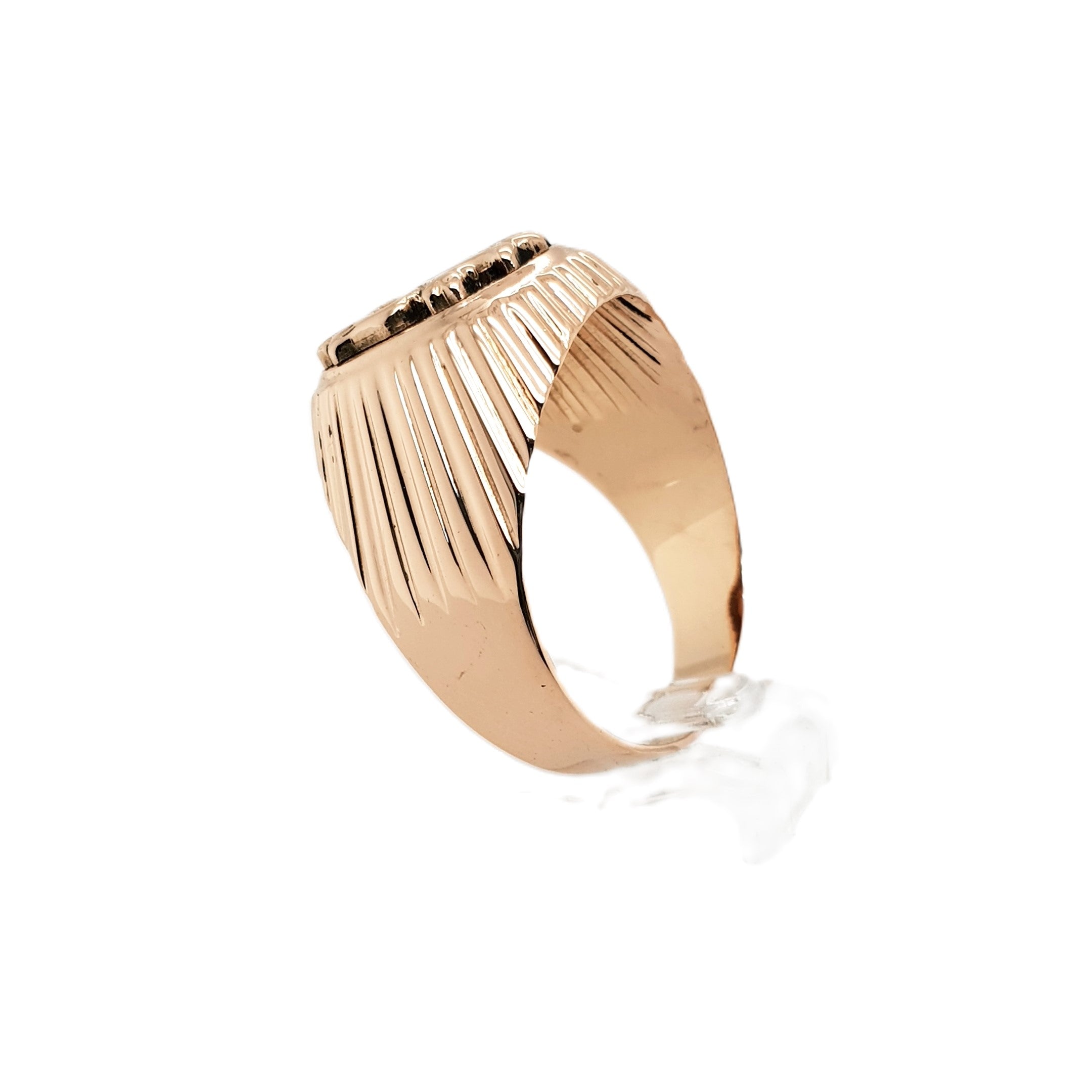 Gold Ring 585 14kt Gr.66 Rotgold Roségold