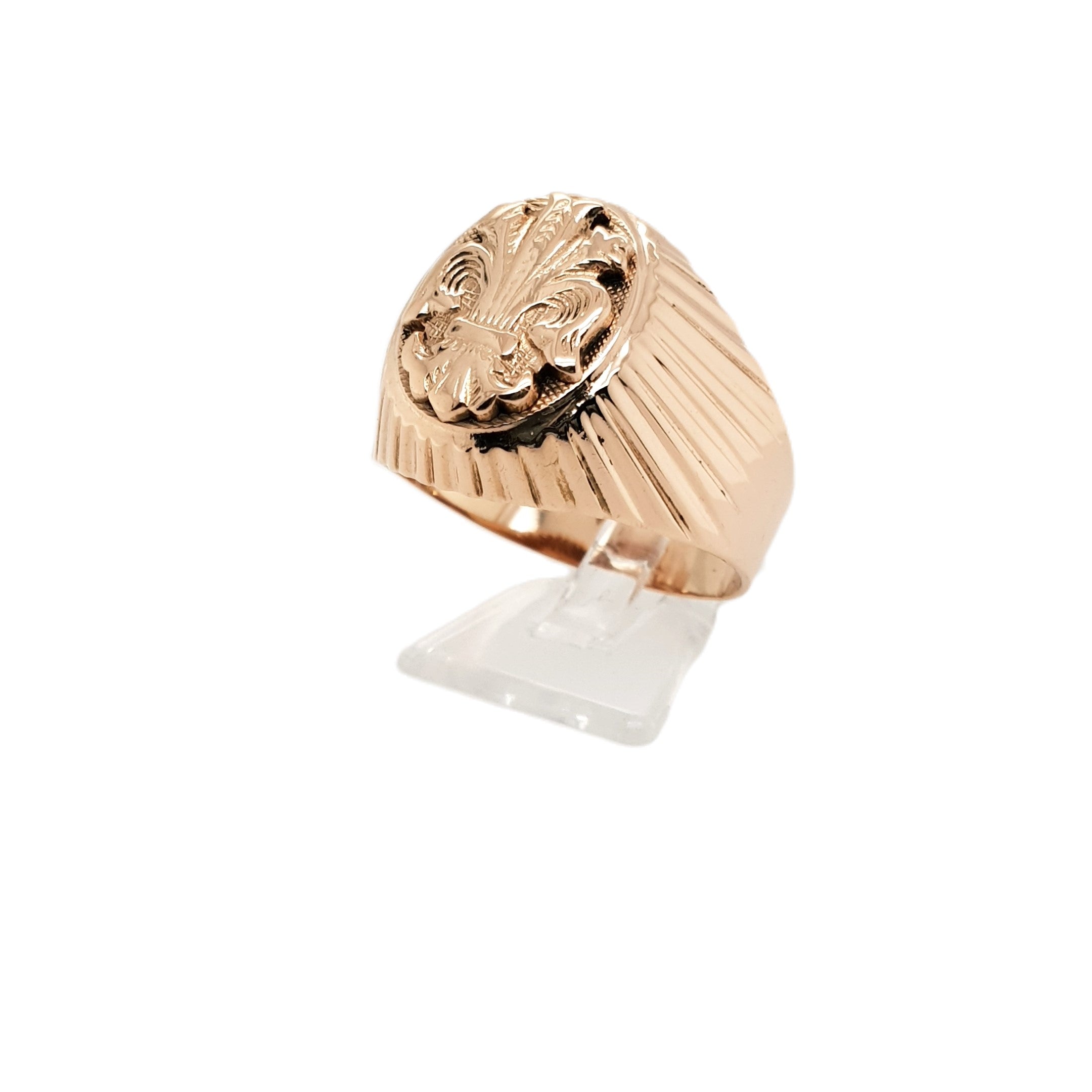 Gold Ring 585 14kt Gr.66 Rotgold Roségold