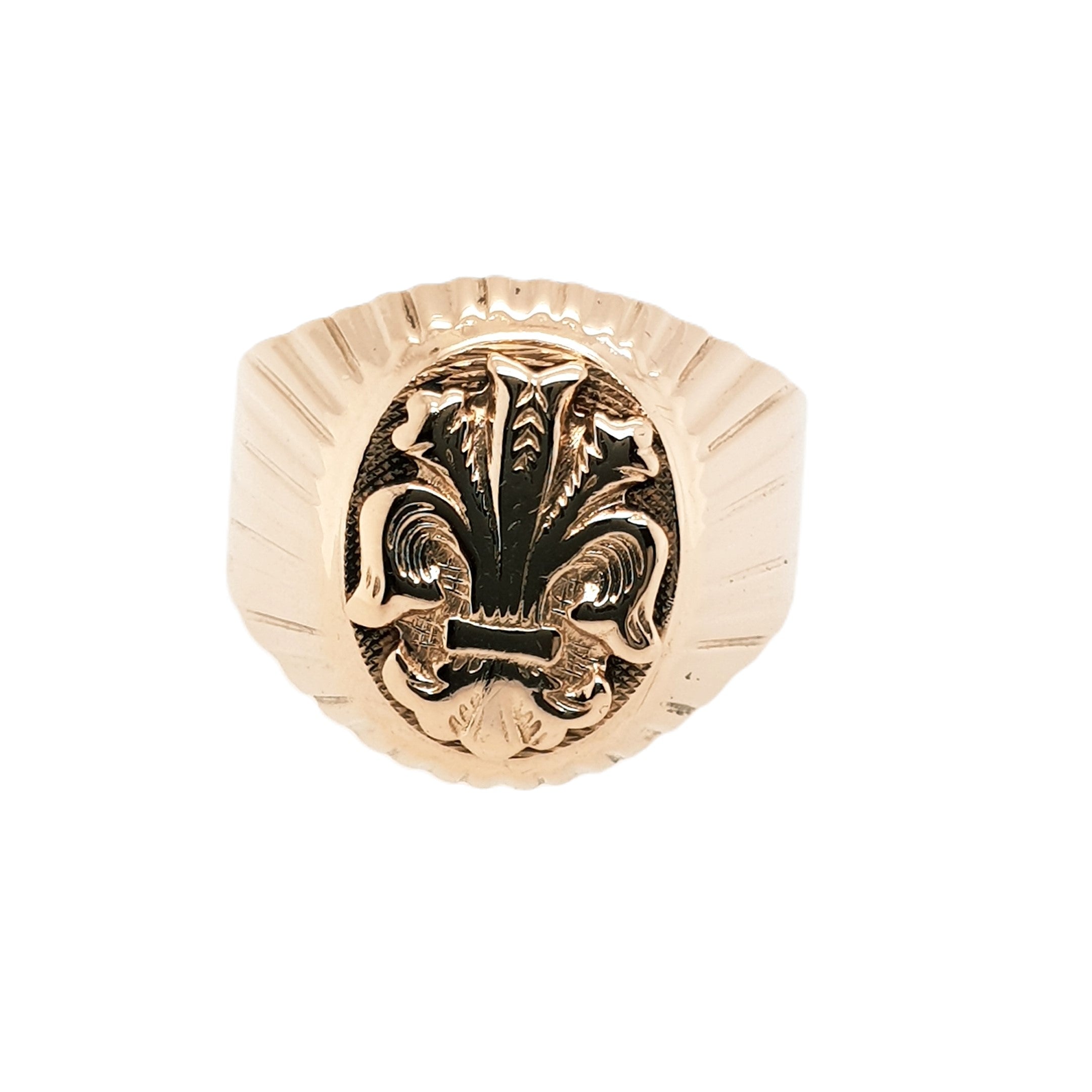 Gold Ring 585 14kt Gr.66 Rotgold Roségold