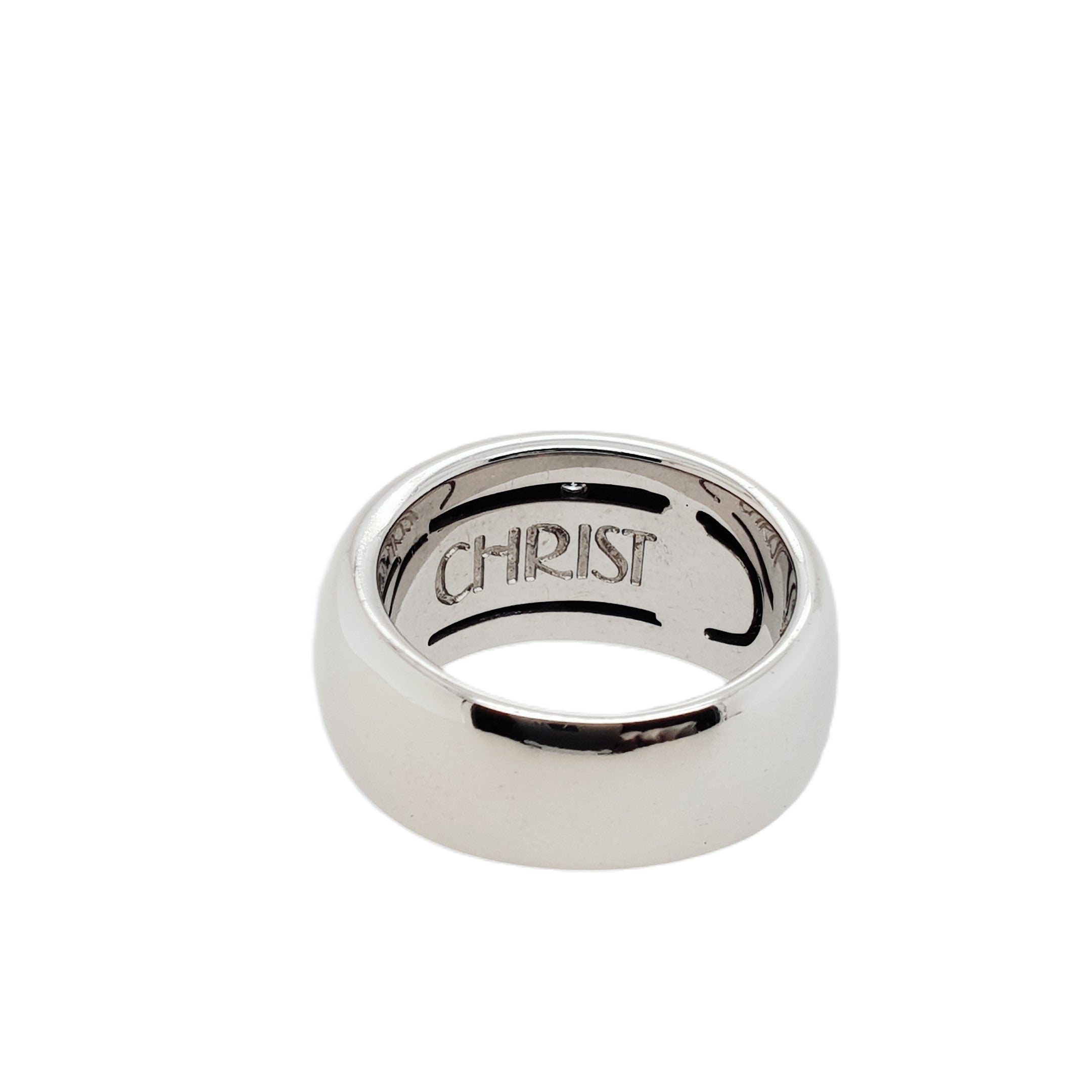 CHRIST Brillant Weißgold Ring 585 14kt Gr.53