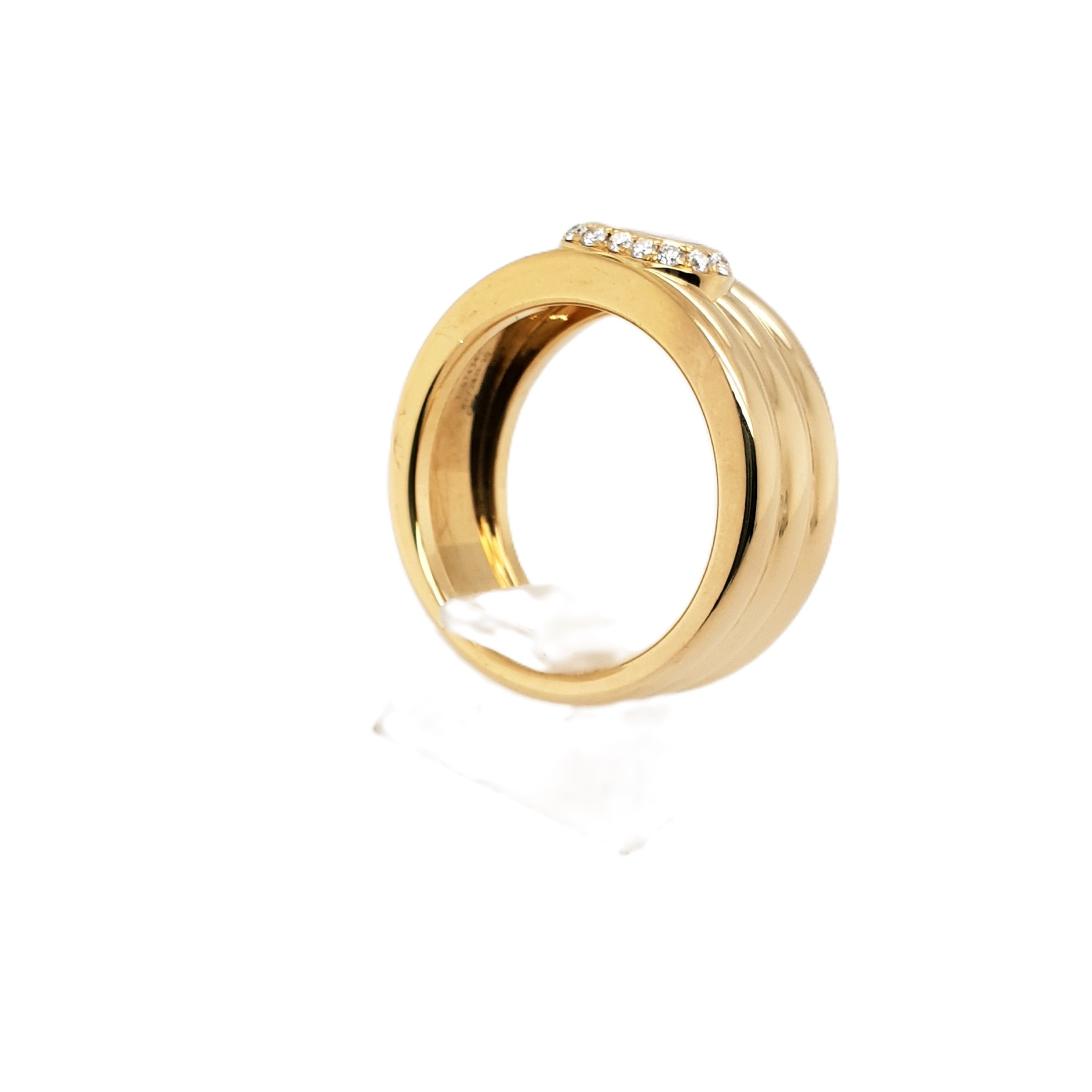 CHOPARD Happy Diamonds Gelbgold Ring 750 18kt Gr.55 Damen Schmuck 149278