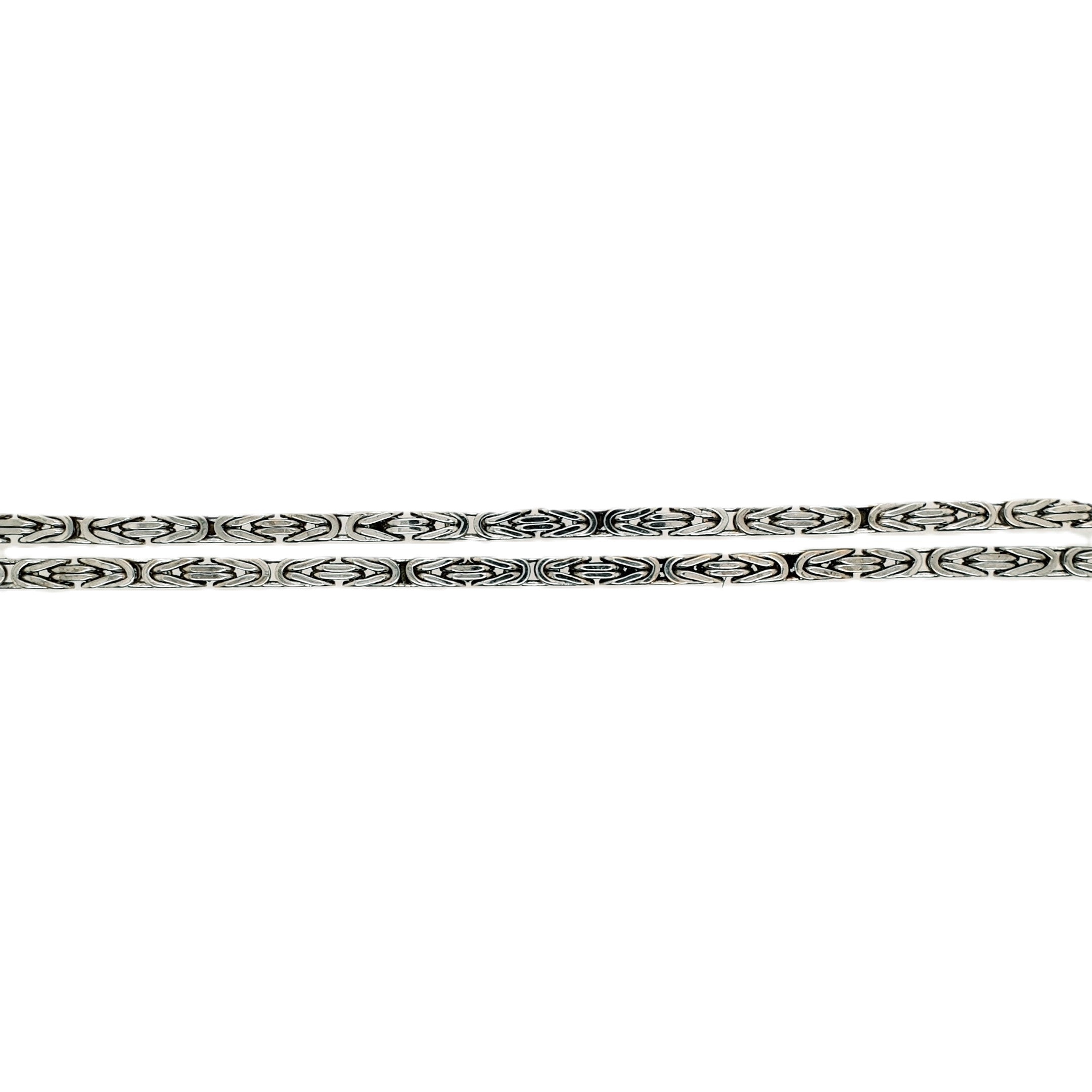 Weißgold Königskette 750 18kt 55cm x 2,25mm