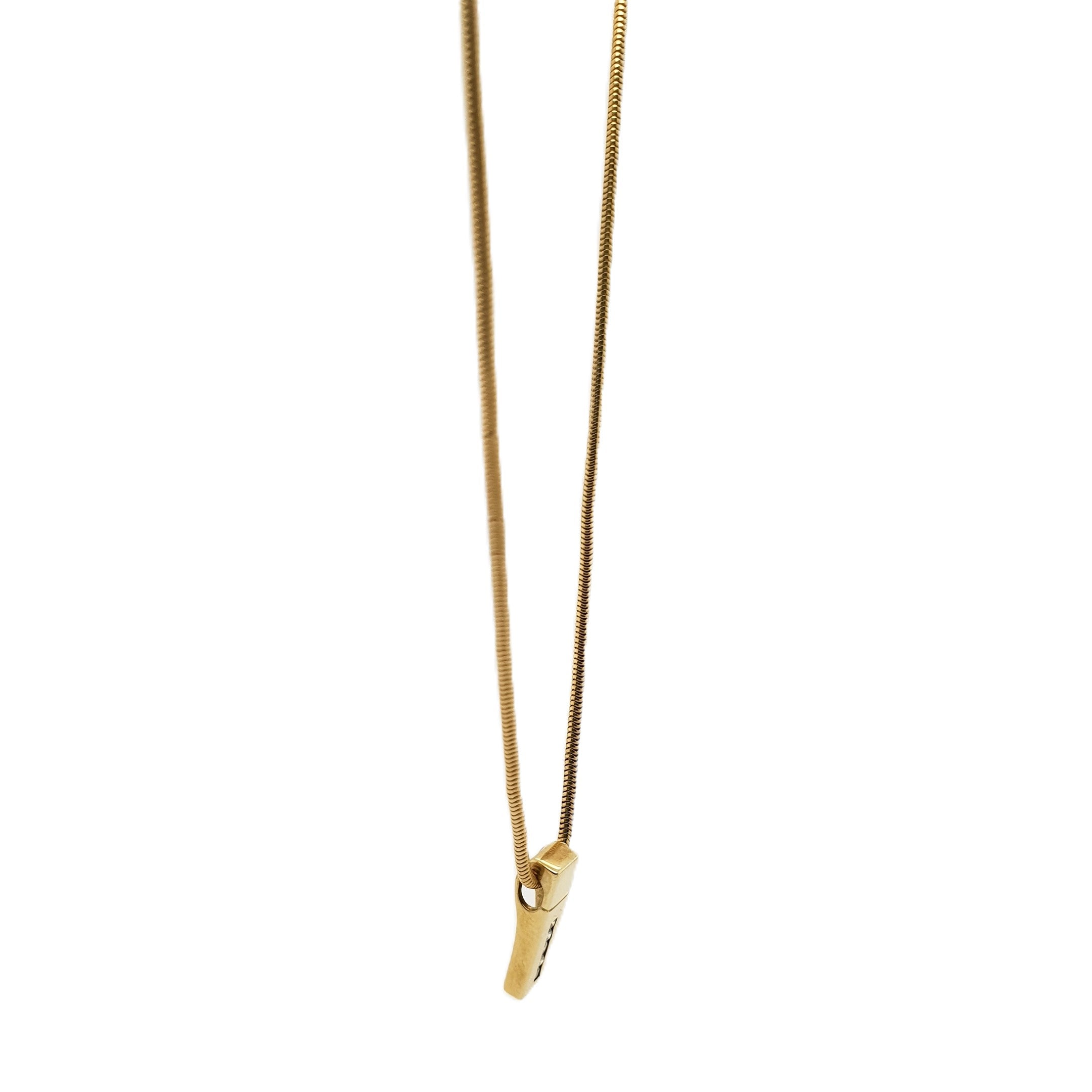 Gold Kette 585 14kt 45cm mit Brillantanhänger