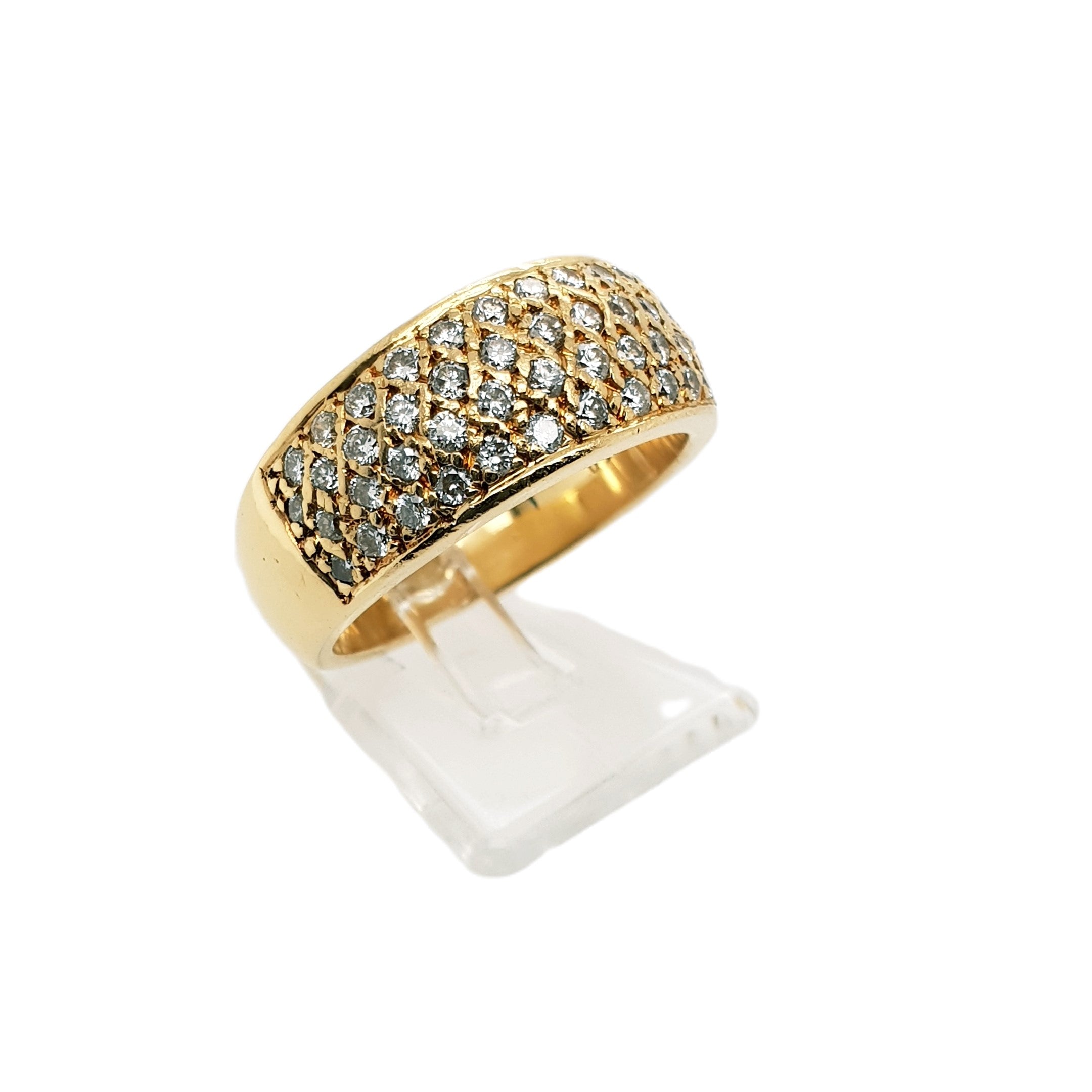 Brillant Gold Ring 750 18kt Gr.54