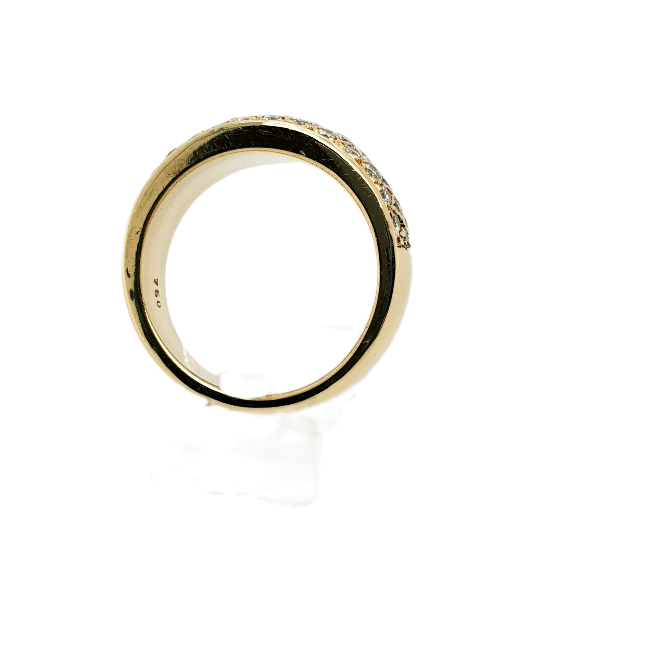 Brillant Gold Ring 750 18kt Gr.54