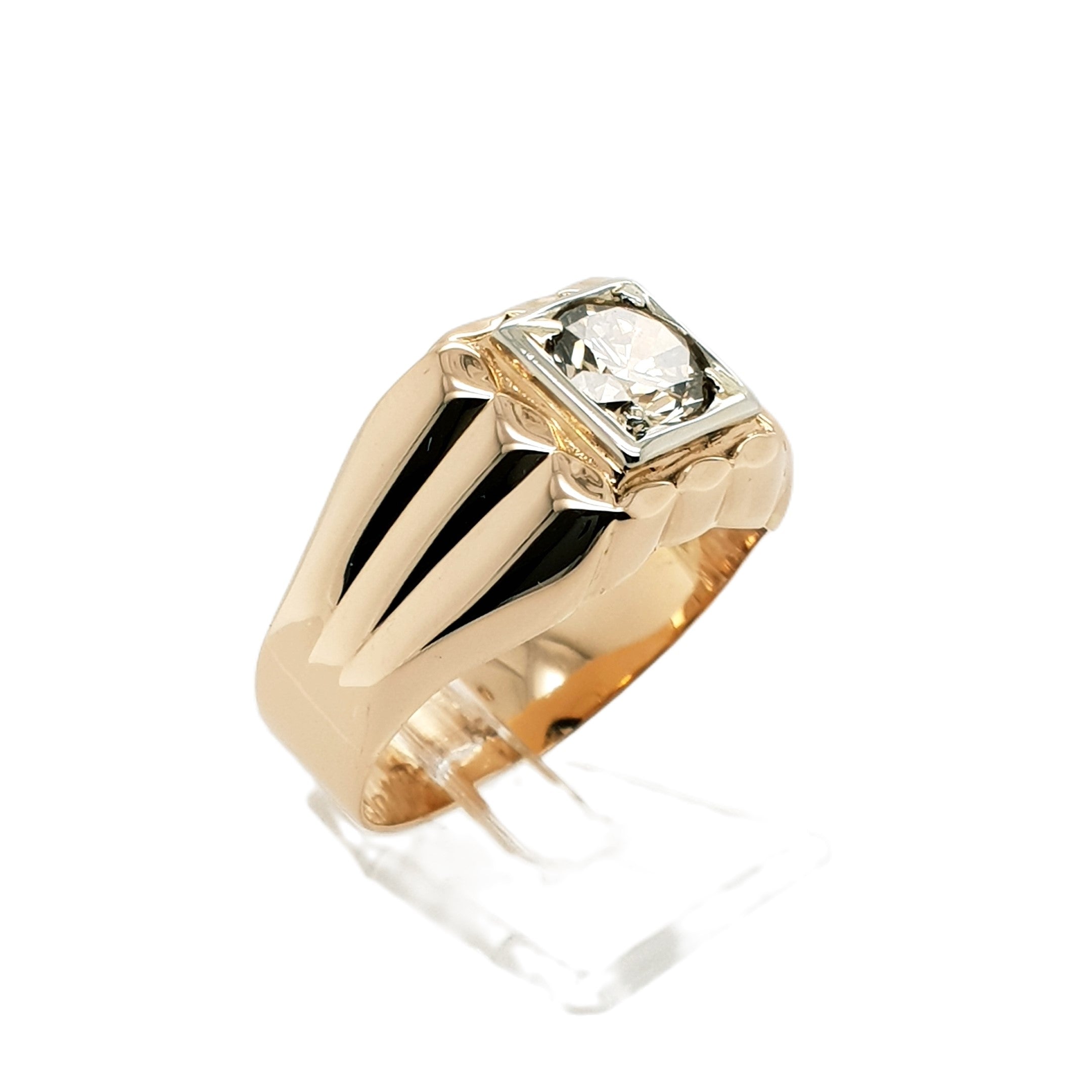 Brillant Roségold Ring 750 18kt Gr.59