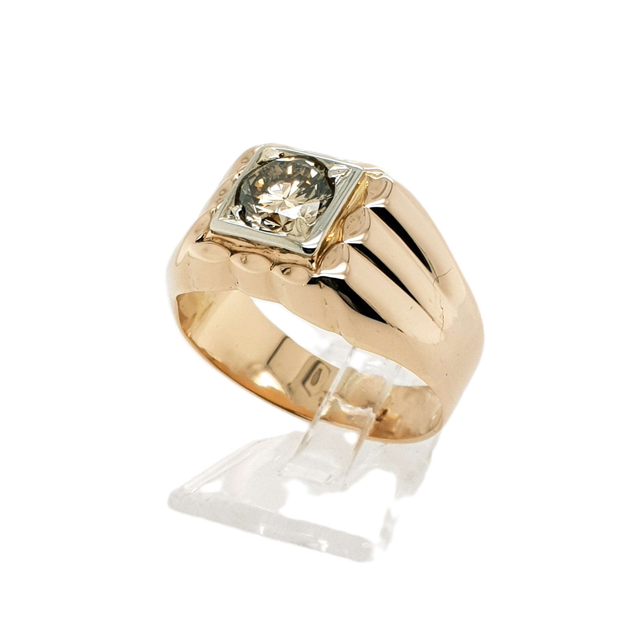 Brillant Roségold Ring 750 18kt Gr.59