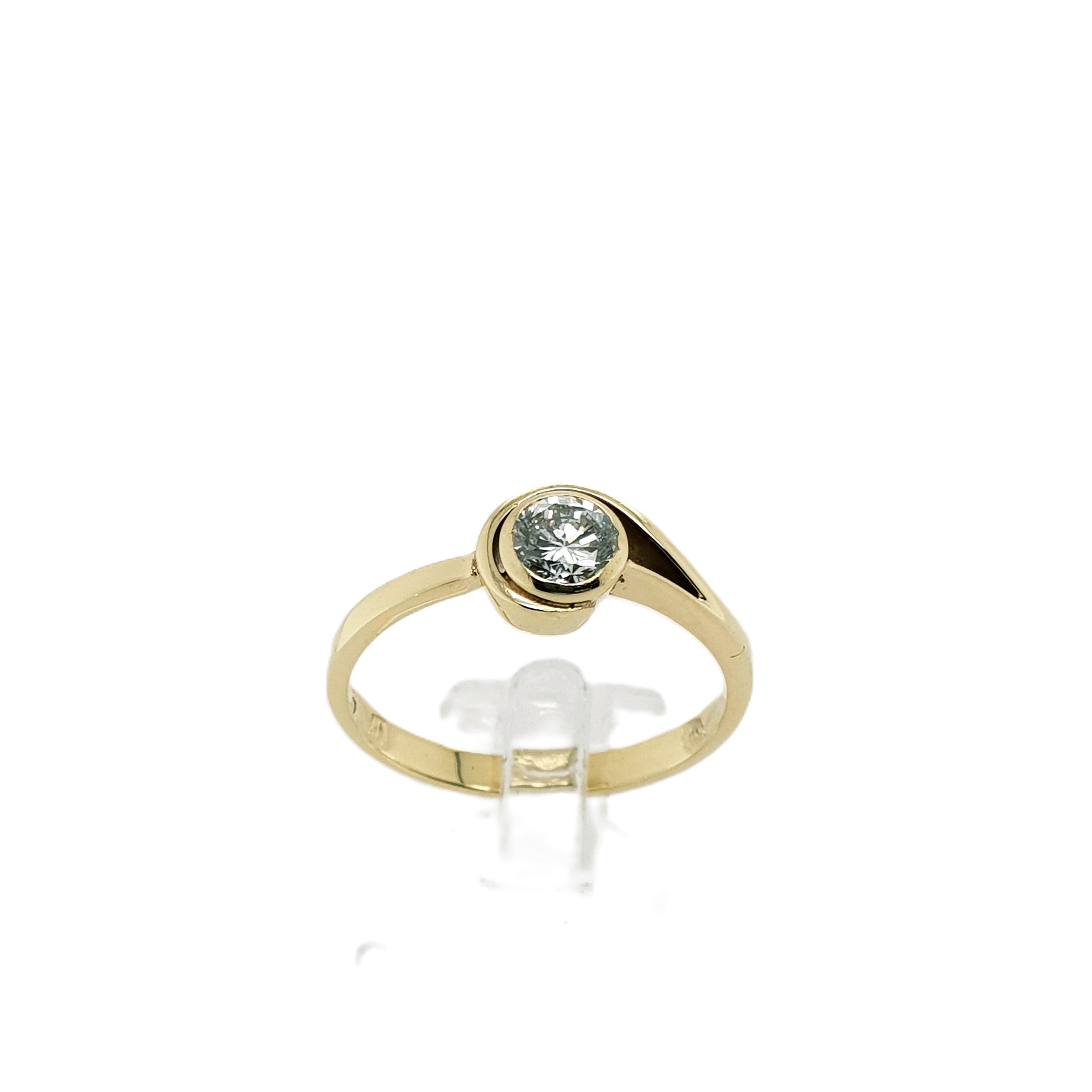 Brillant Gold Ring 585 14kt Gr.57