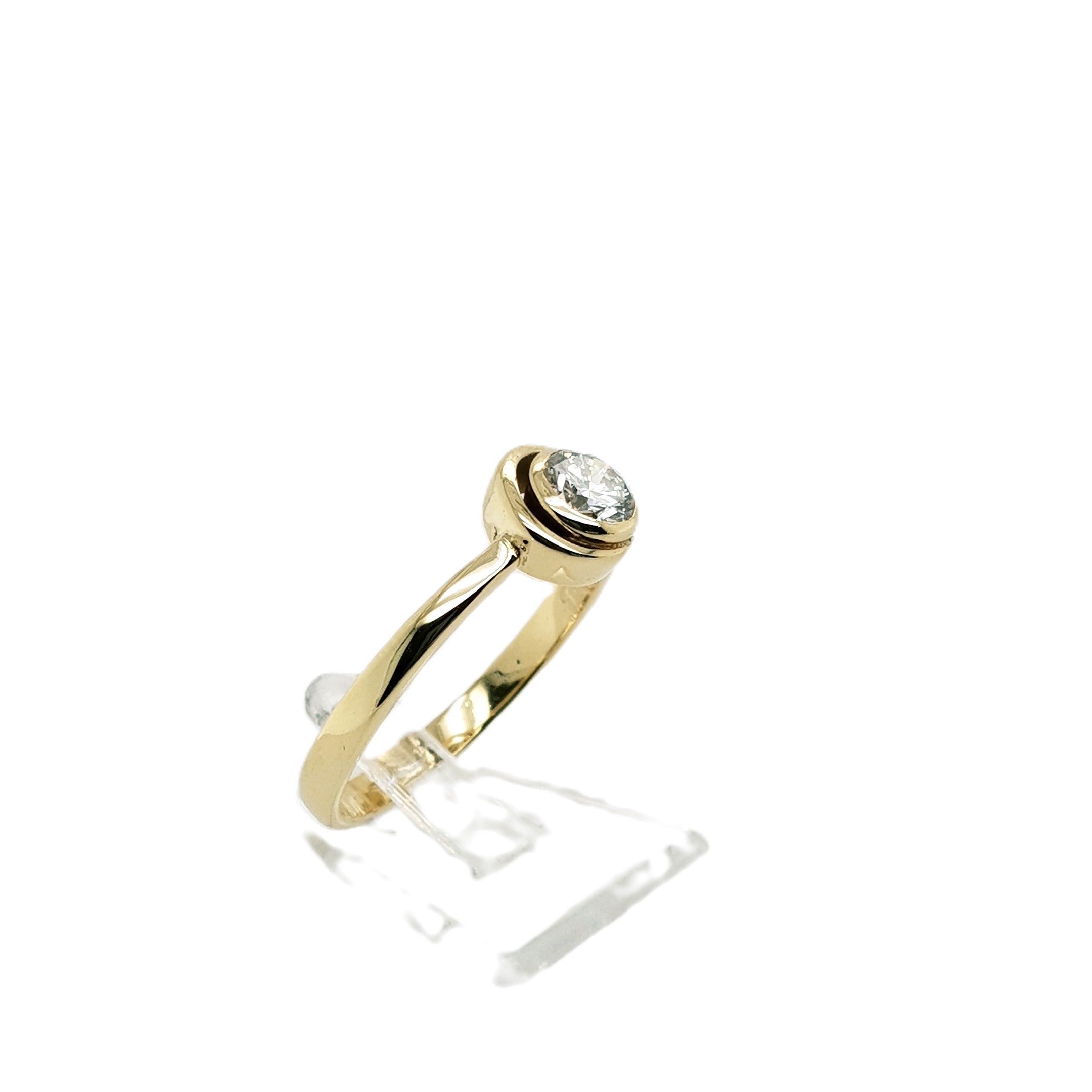 Brillant Gold Ring 585 14kt Gr.57