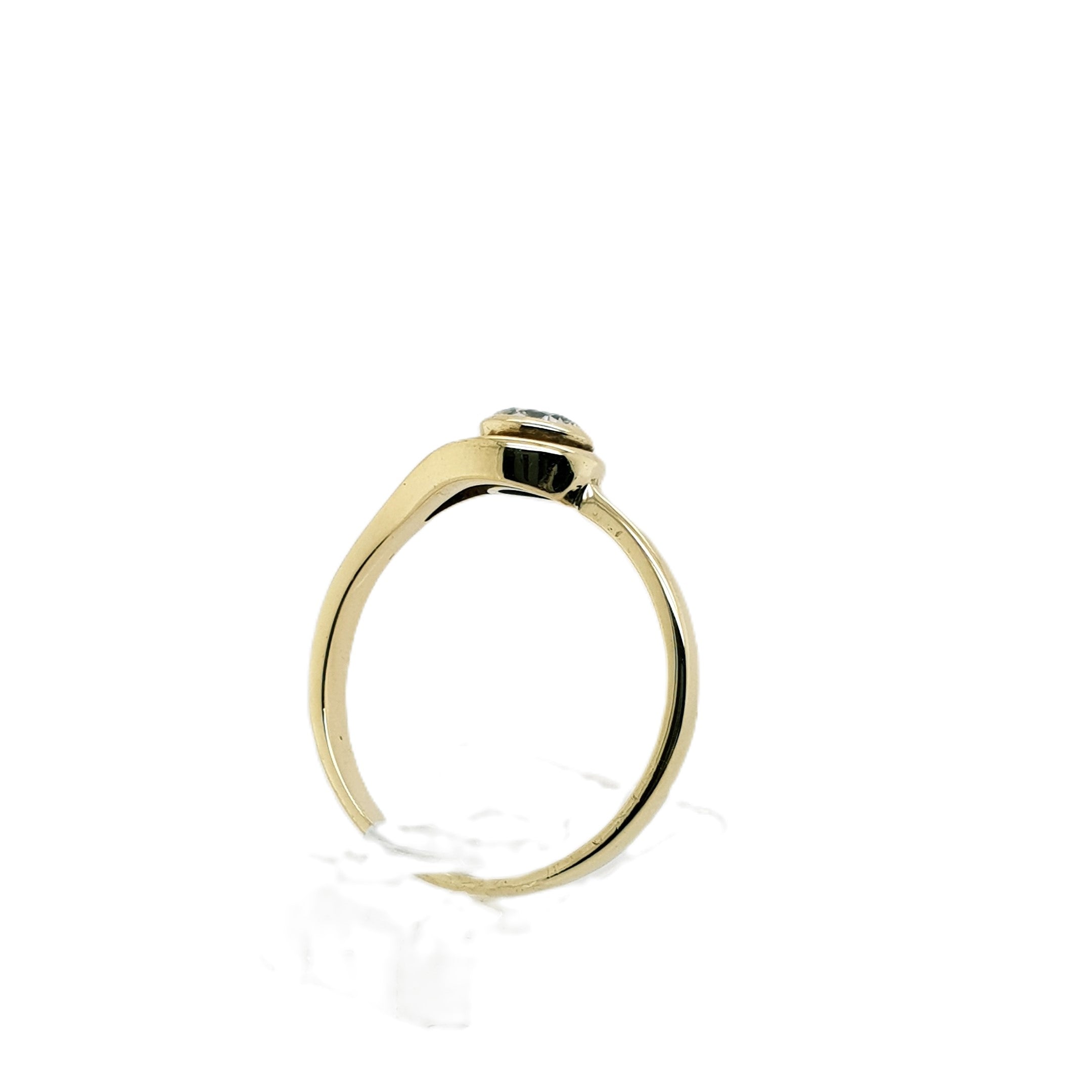 Brillant Gold Ring 585 14kt Gr.57