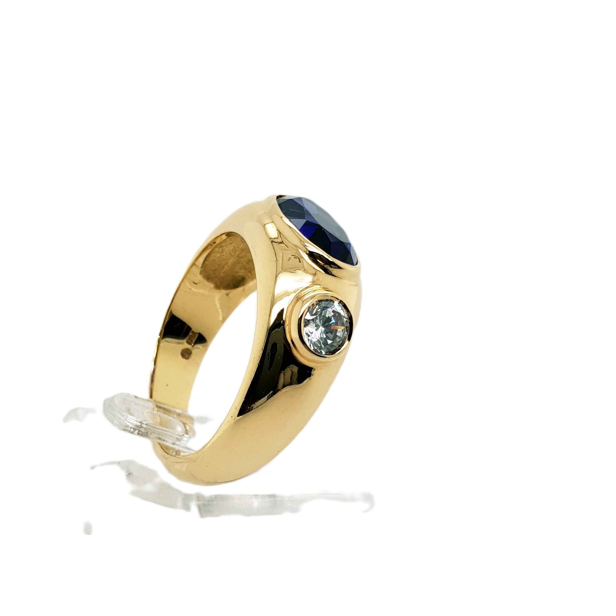 Saphir Gold Ring 750 18kt Gr.53
