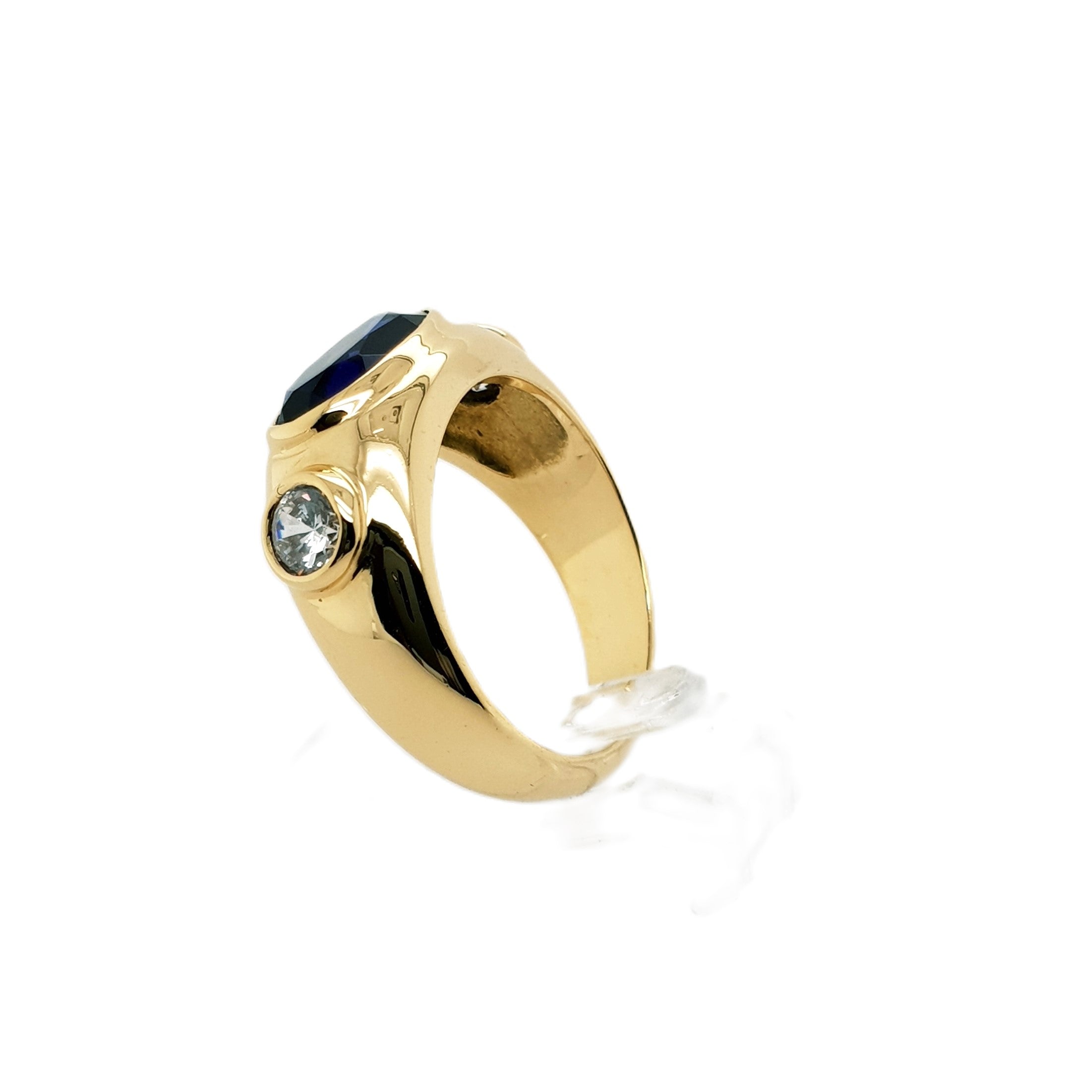 Saphir Gold Ring 750 18kt Gr.53