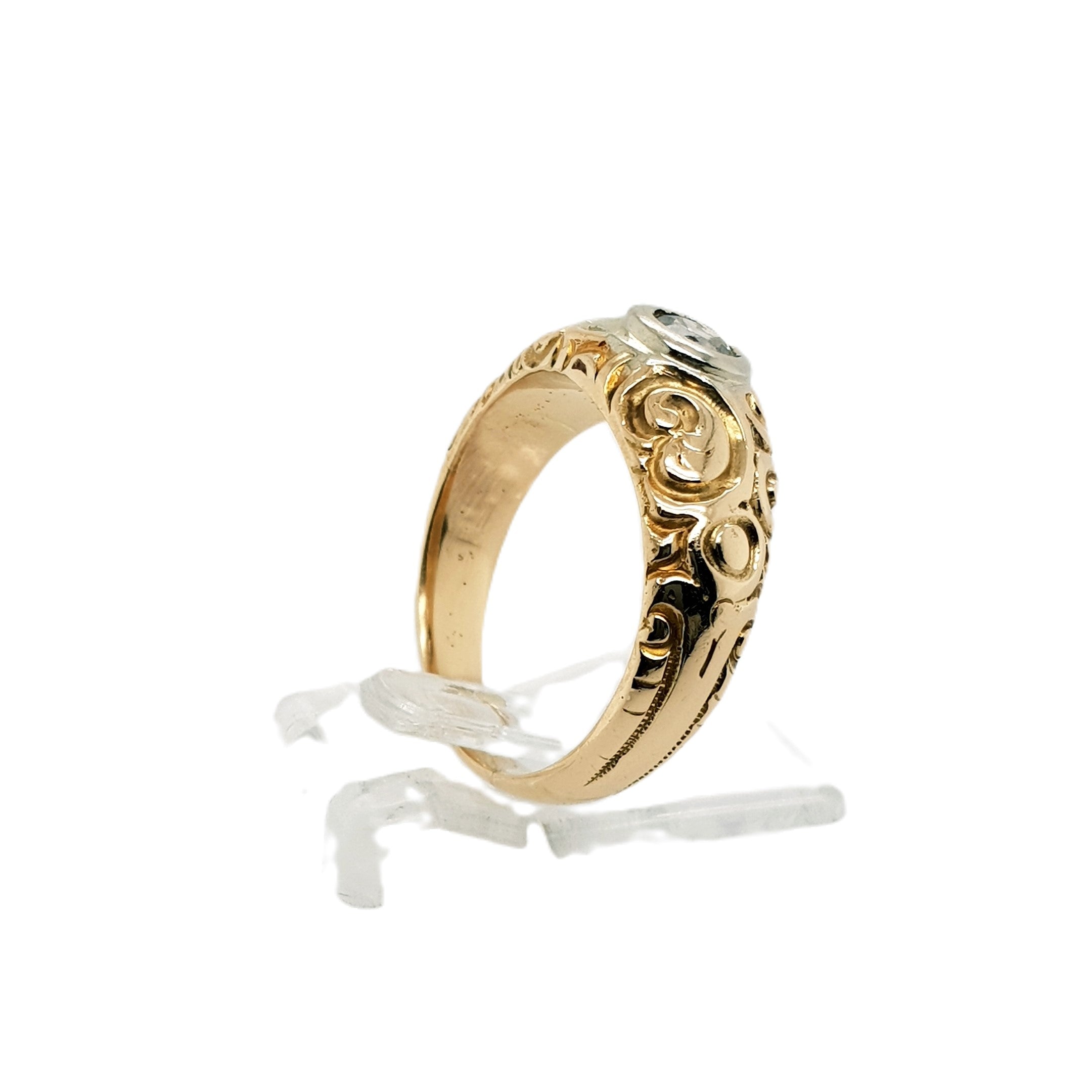 Diamant Gold Ring 585 14kt Gr.53