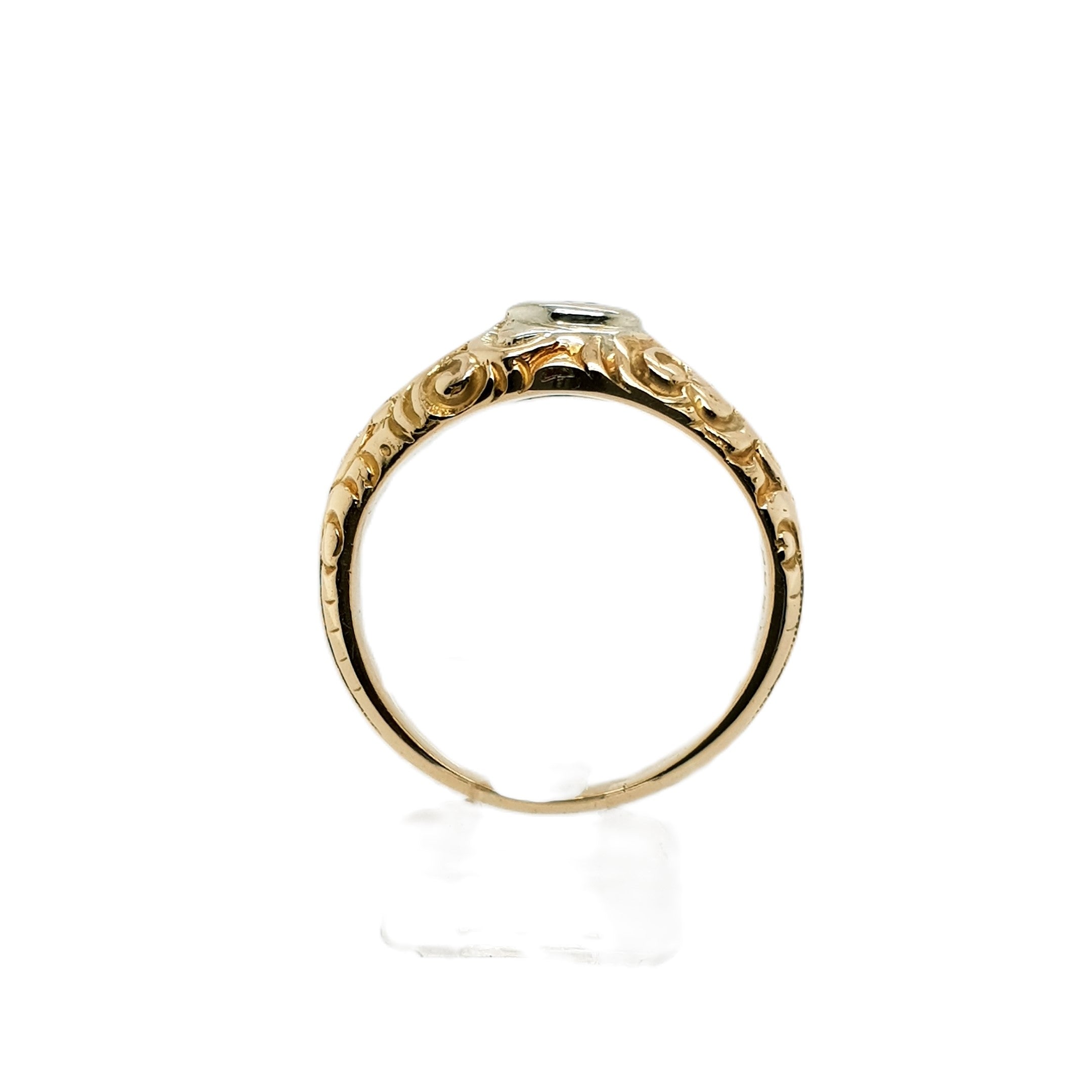 Diamant Gold Ring 585 14kt Gr.53