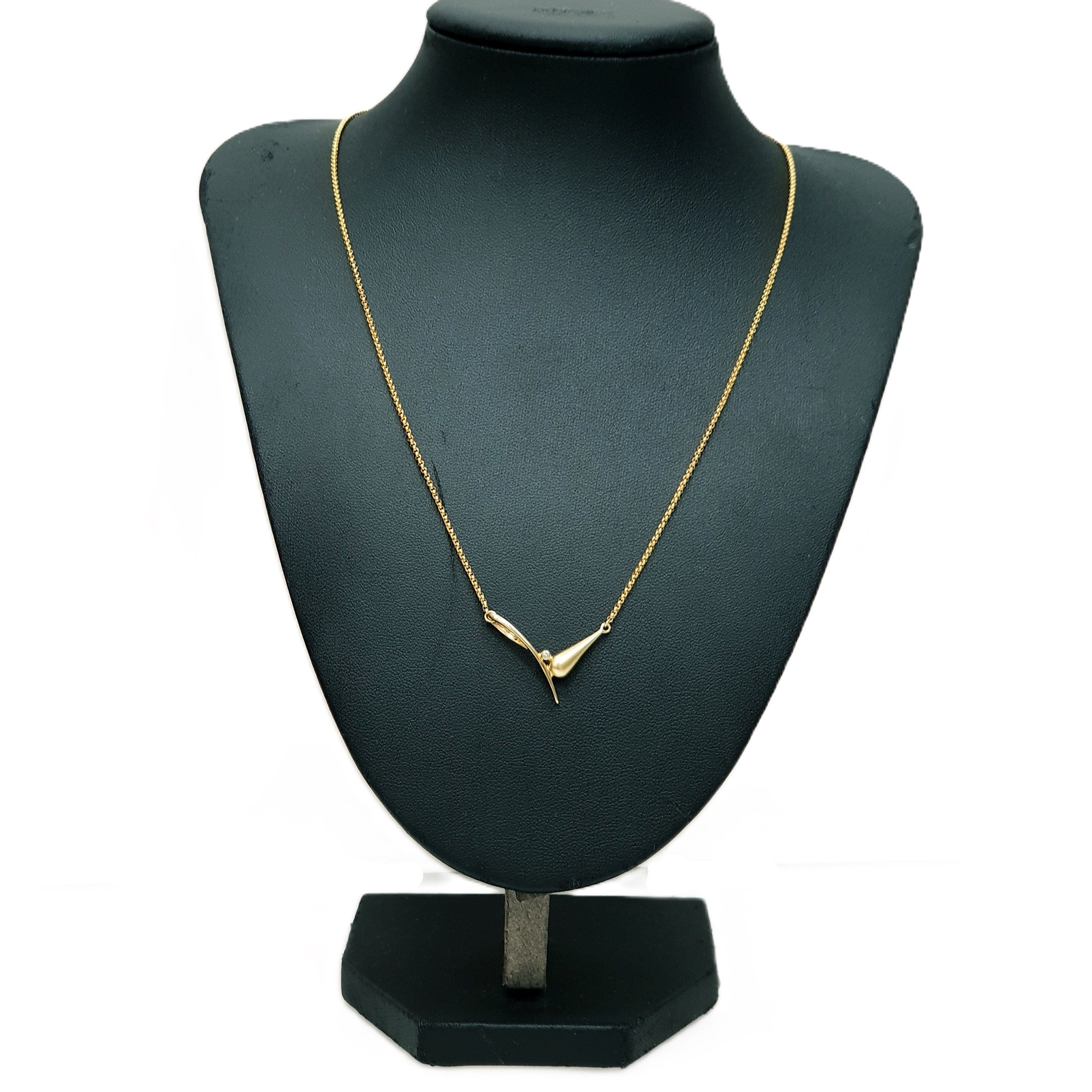 Goldkette Brillant 48 cm 585 14kt