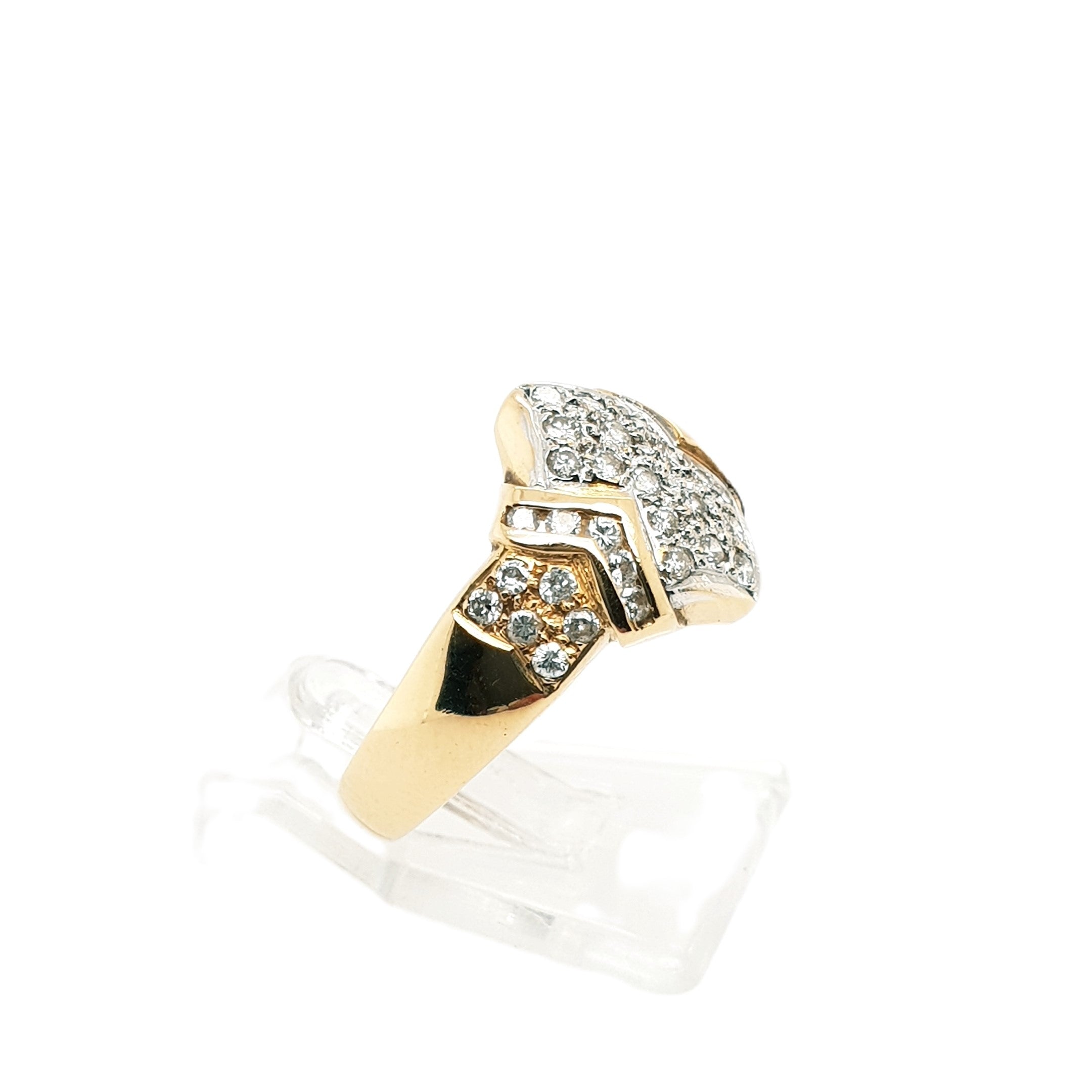 Brillant Gold Ring 750 18kt Gr.53