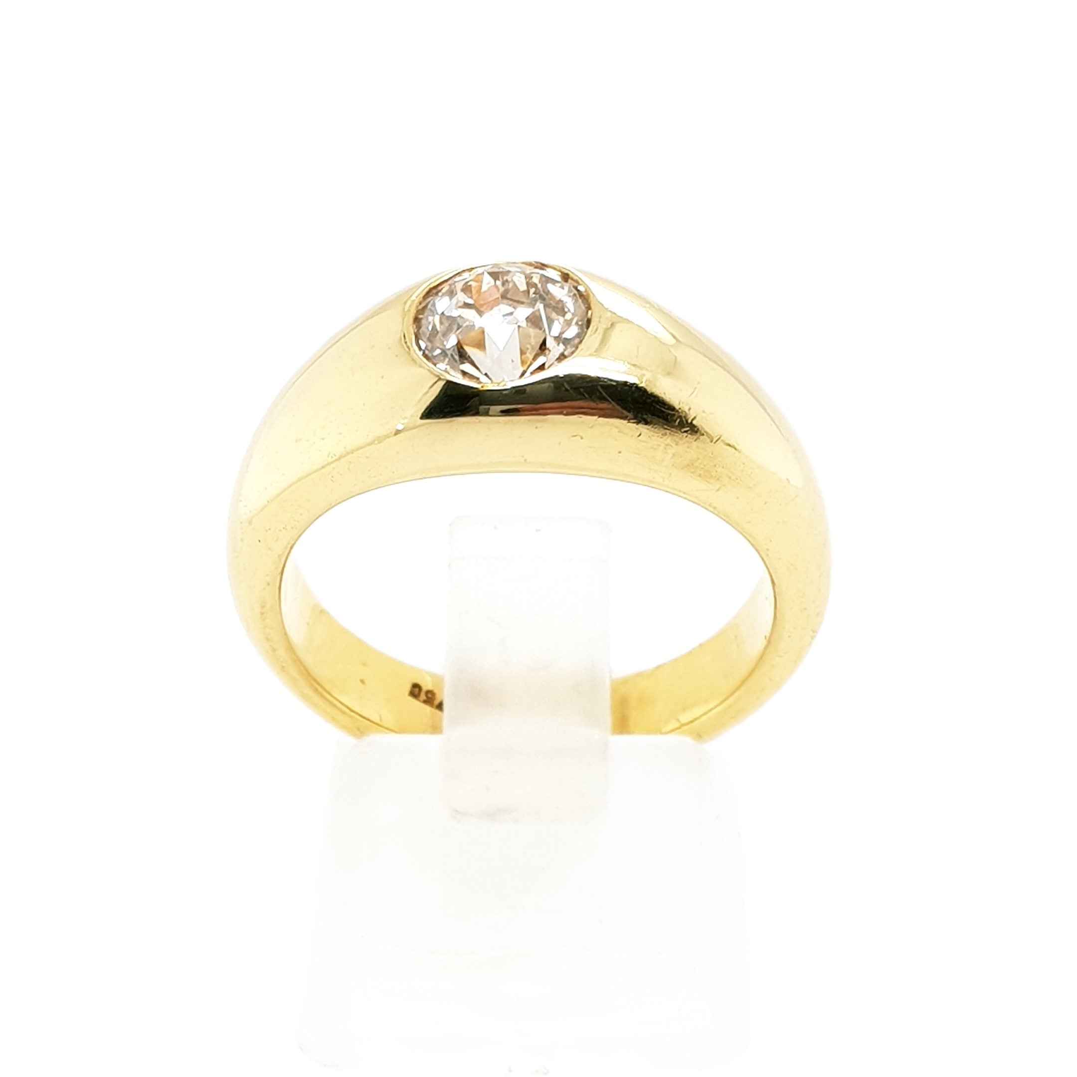 Brillant Gold Ring 750 18kt Gr.56