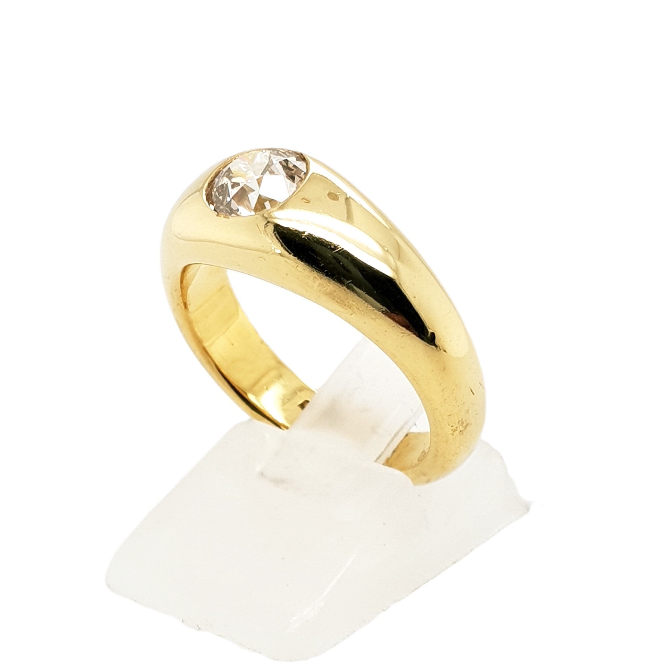 Brillant Gold Ring 750 18kt Gr.56