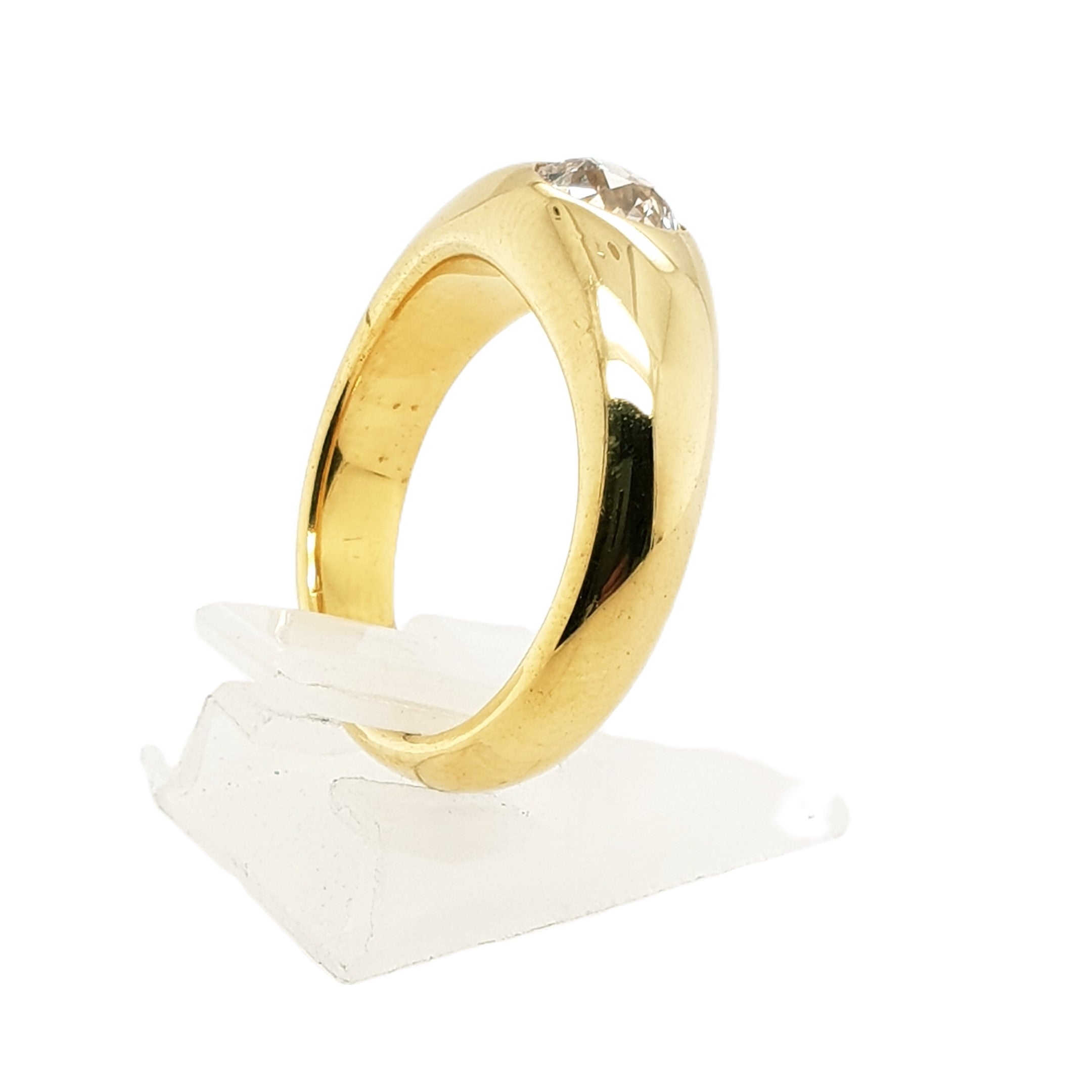 Brillant Gold Ring 750 18kt Gr.56