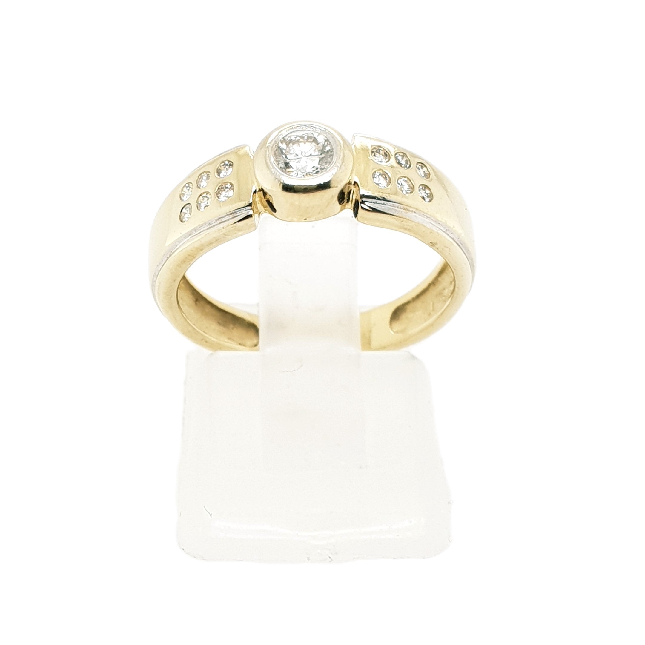 Brillant Gold Ring 585 14kt Gr.53