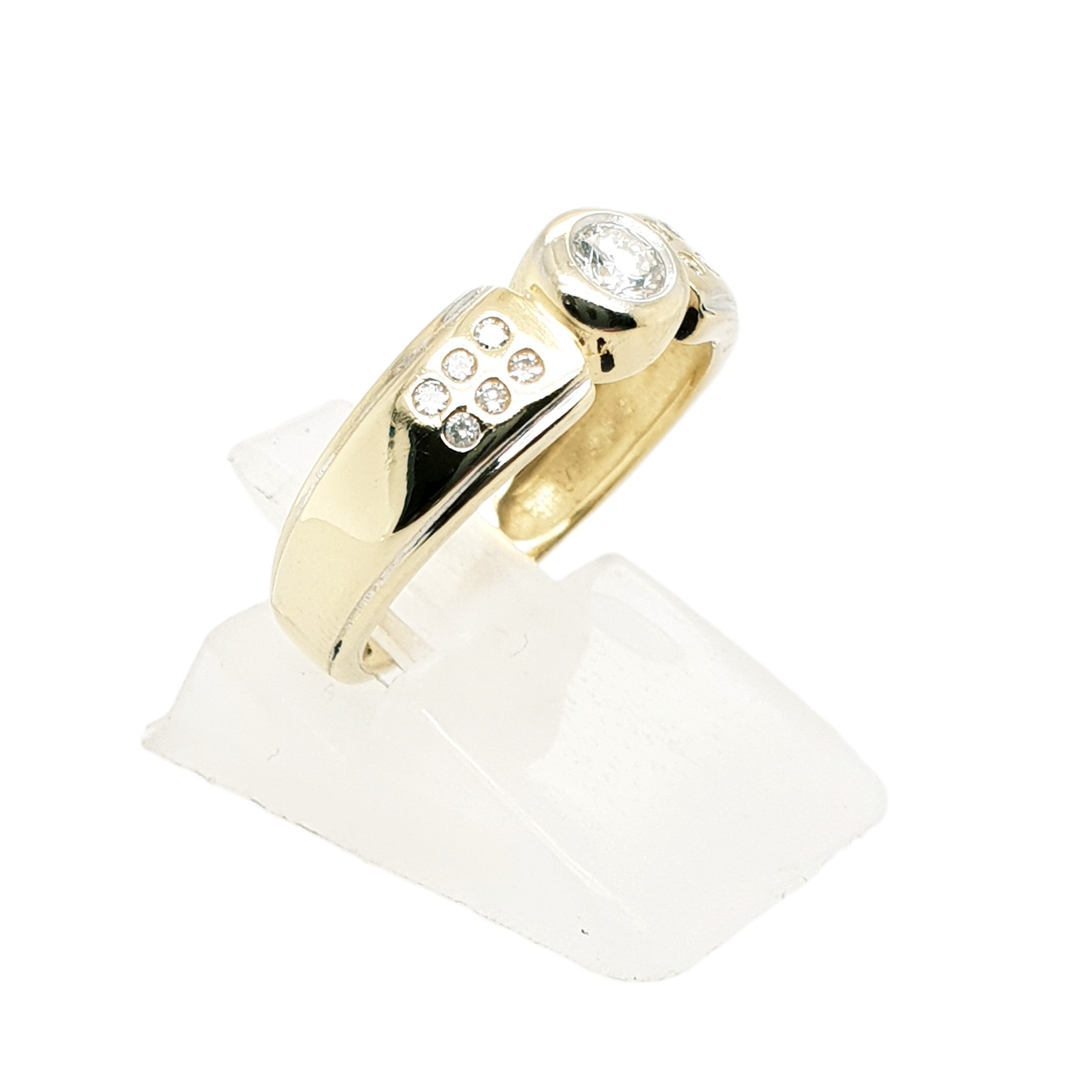 Brillant Gold Ring 585 14kt Gr.53