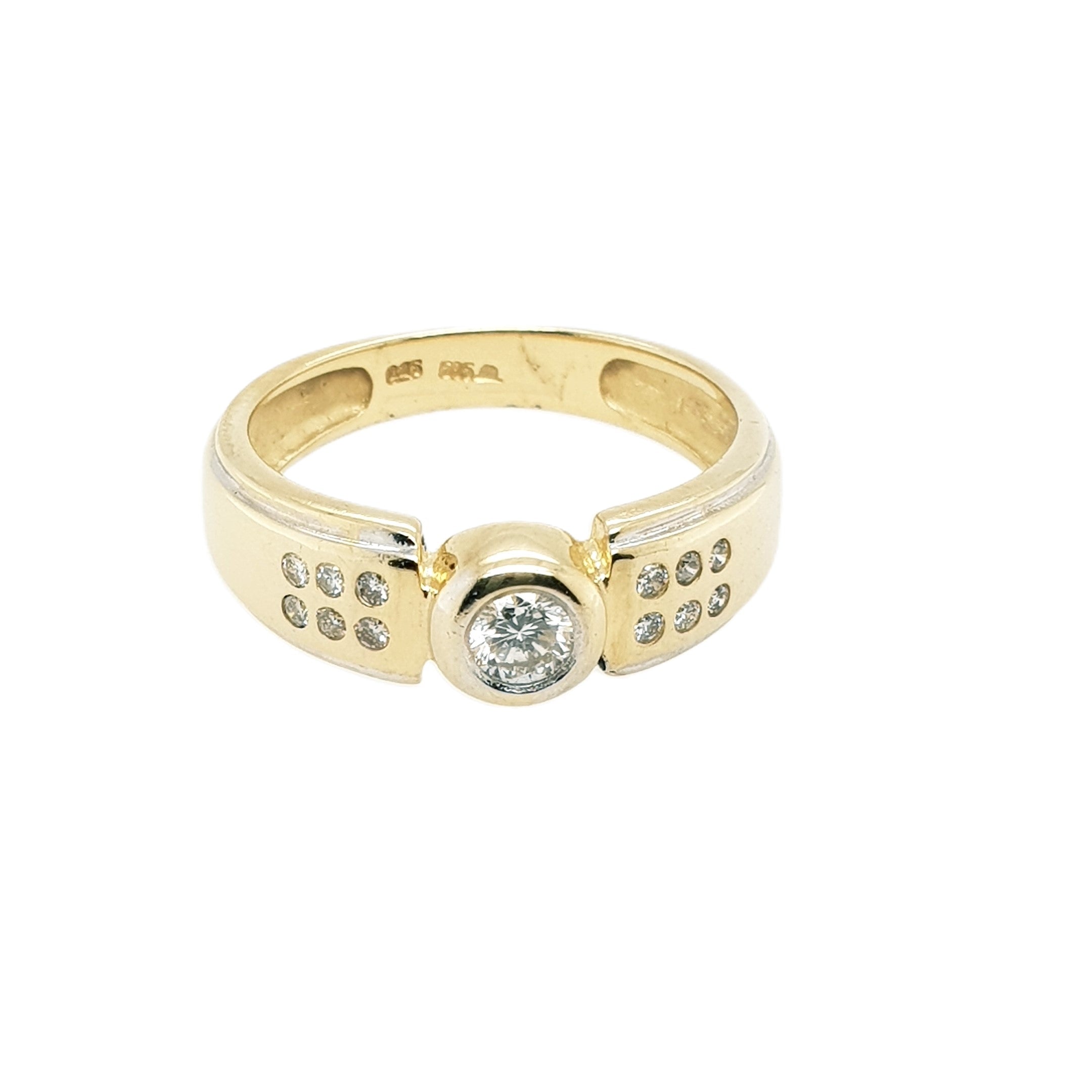 Brillant Gold Ring 585 14kt Gr.53