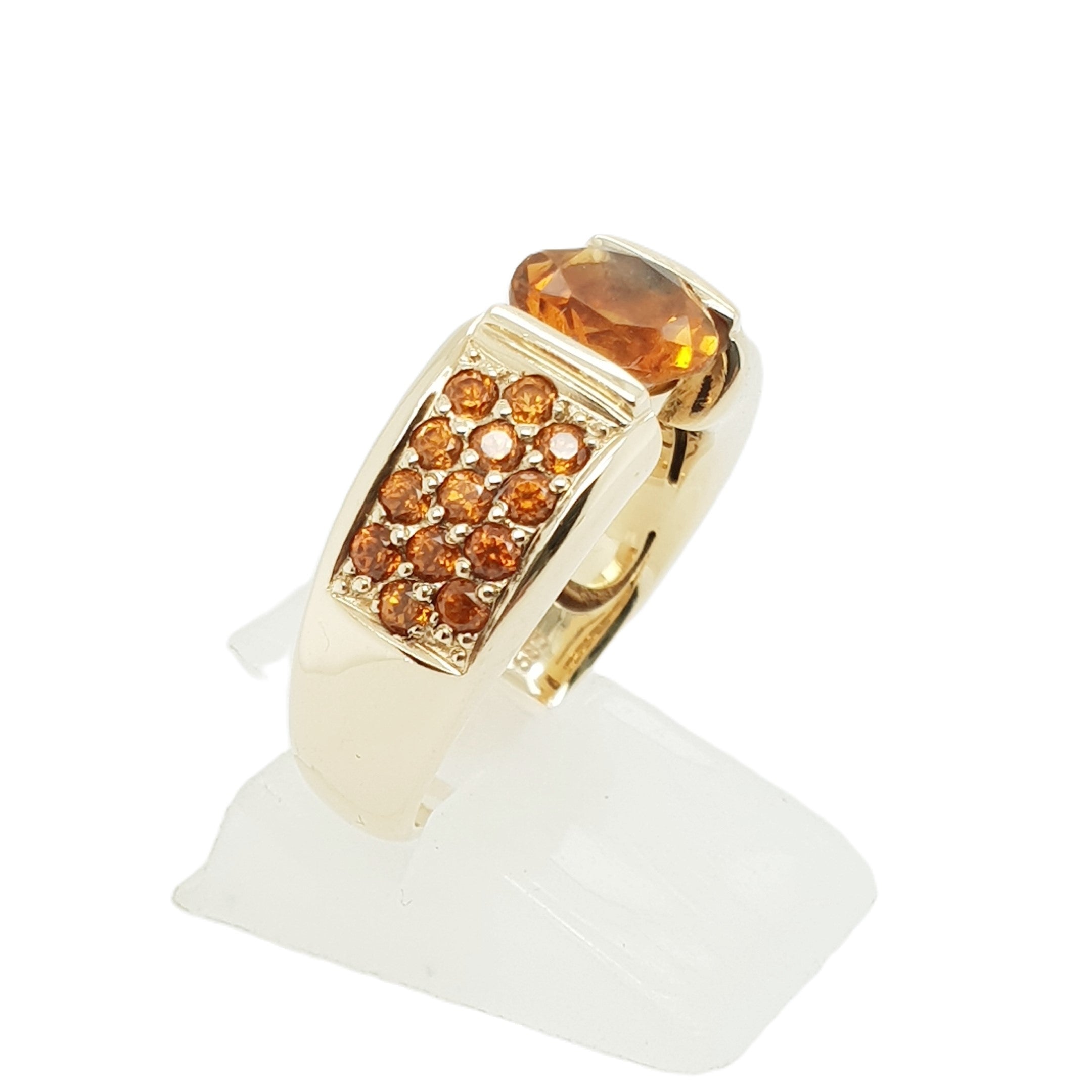 CHRIST Quarz Gold Ring 585 14kt Gr.57