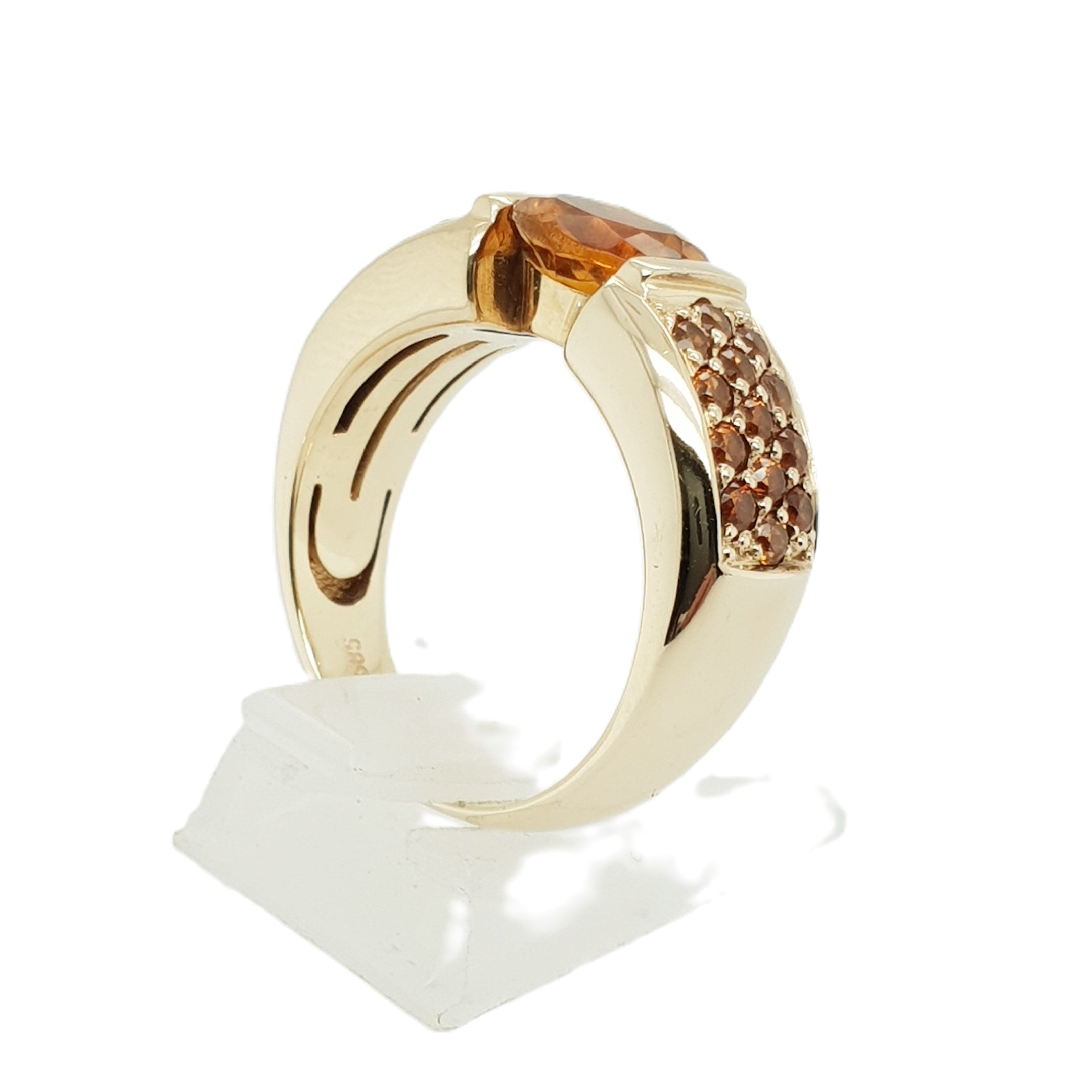 CHRIST Quarz Gold Ring 585 14kt Gr.57