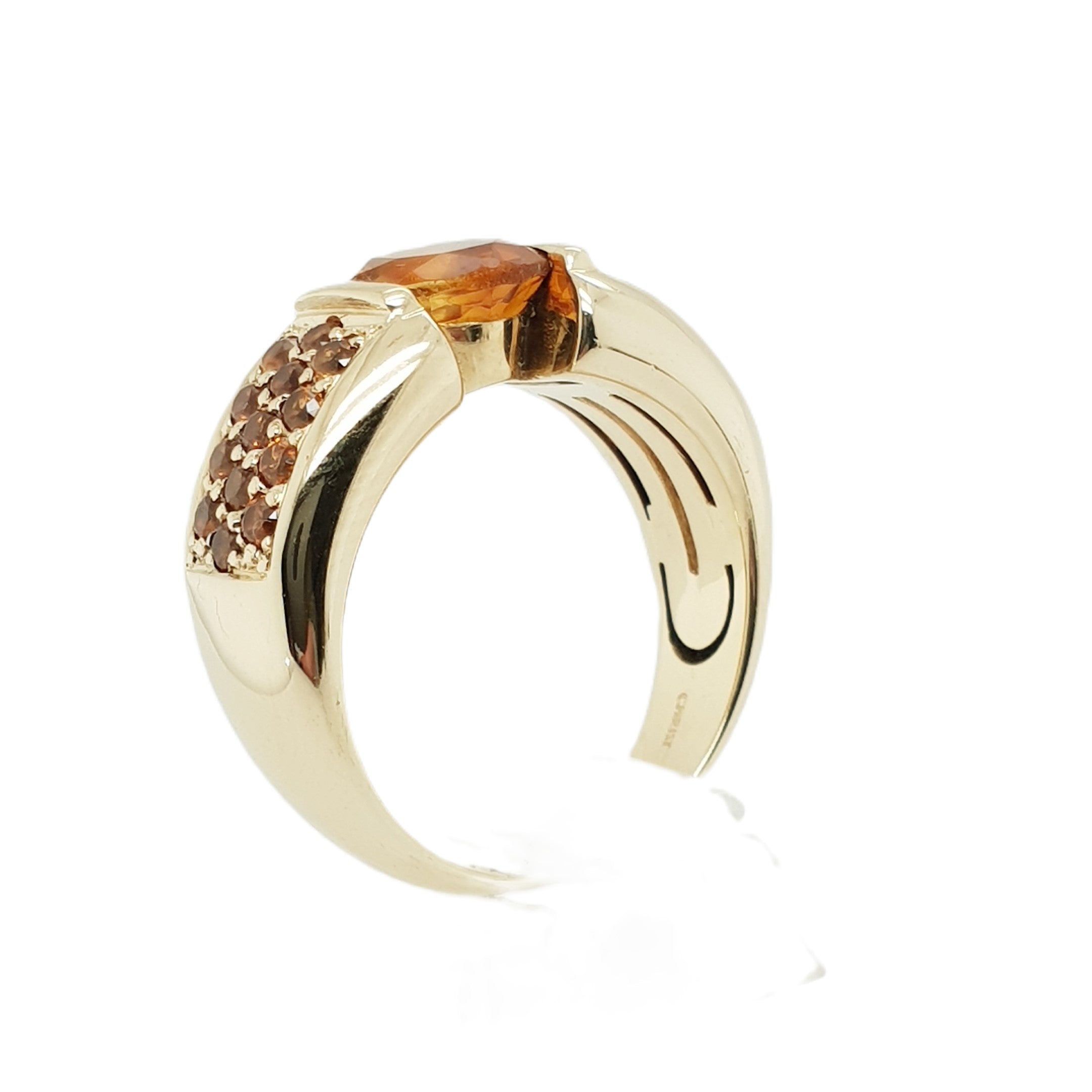 CHRIST Quarz Gold Ring 585 14kt Gr.57