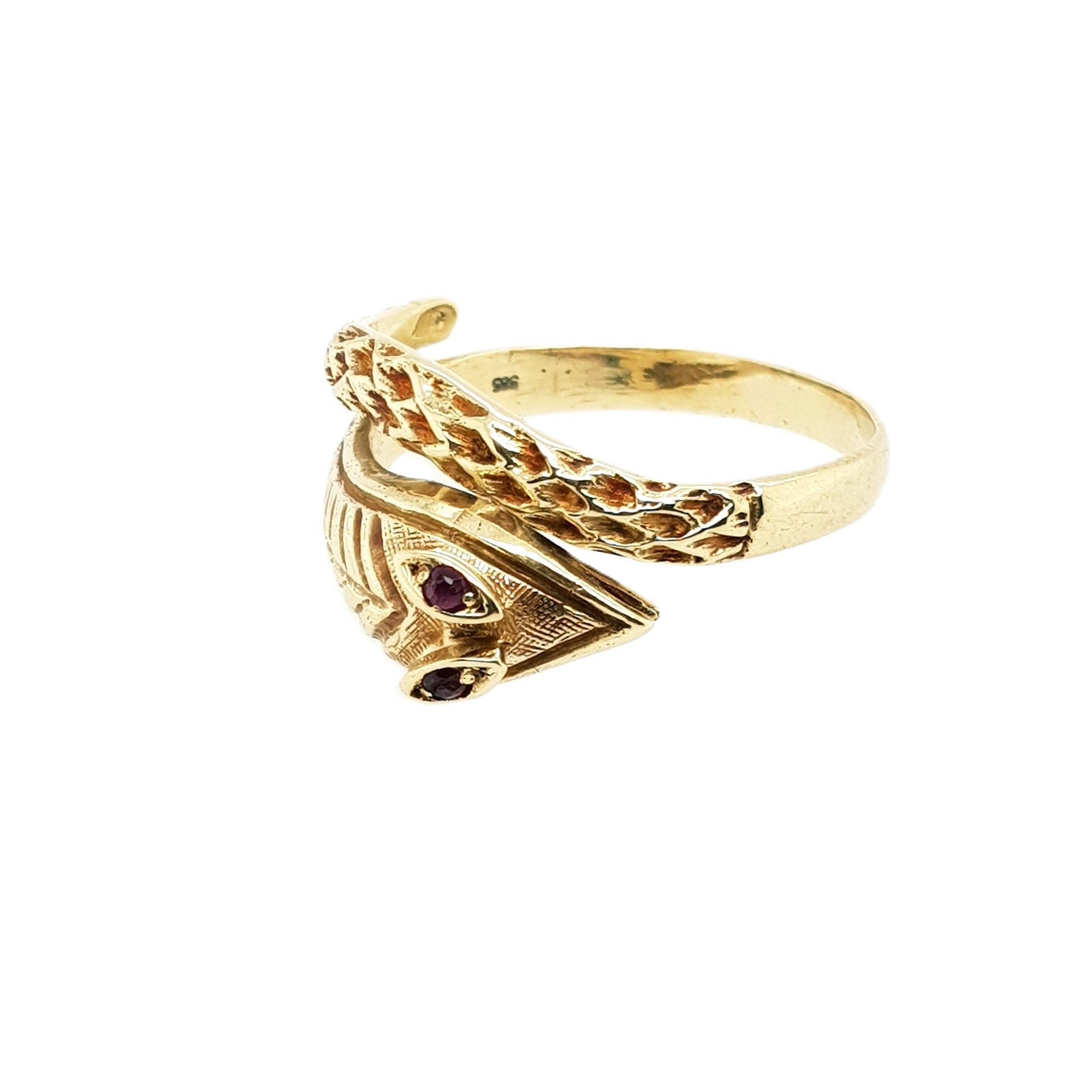 Rubin Gold Ring 585 14kt Gr.56
