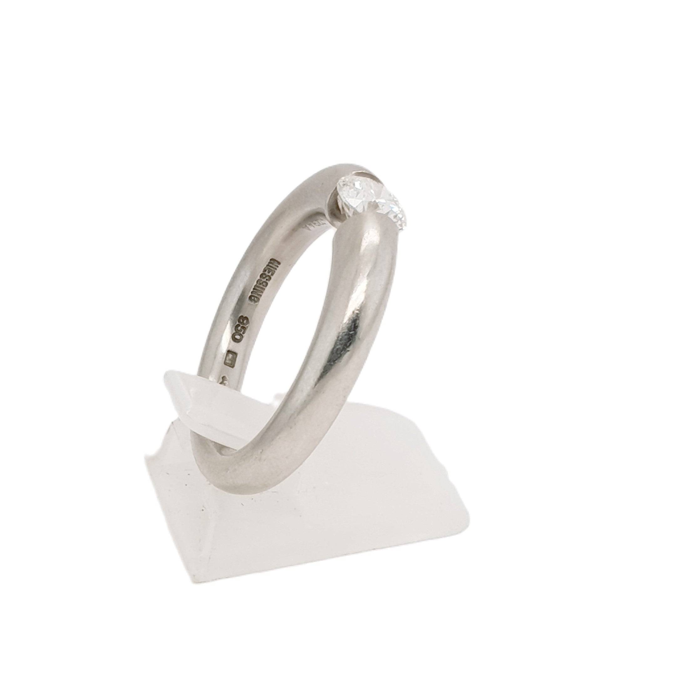 NIESSING Brillant Platin Ring 950 Gr.61