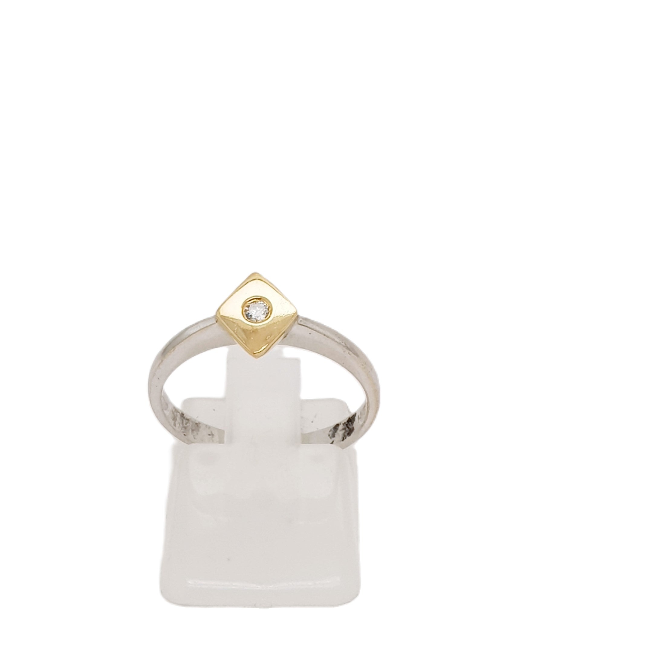 Brillant Gold Ring 750 18kt Gr.54