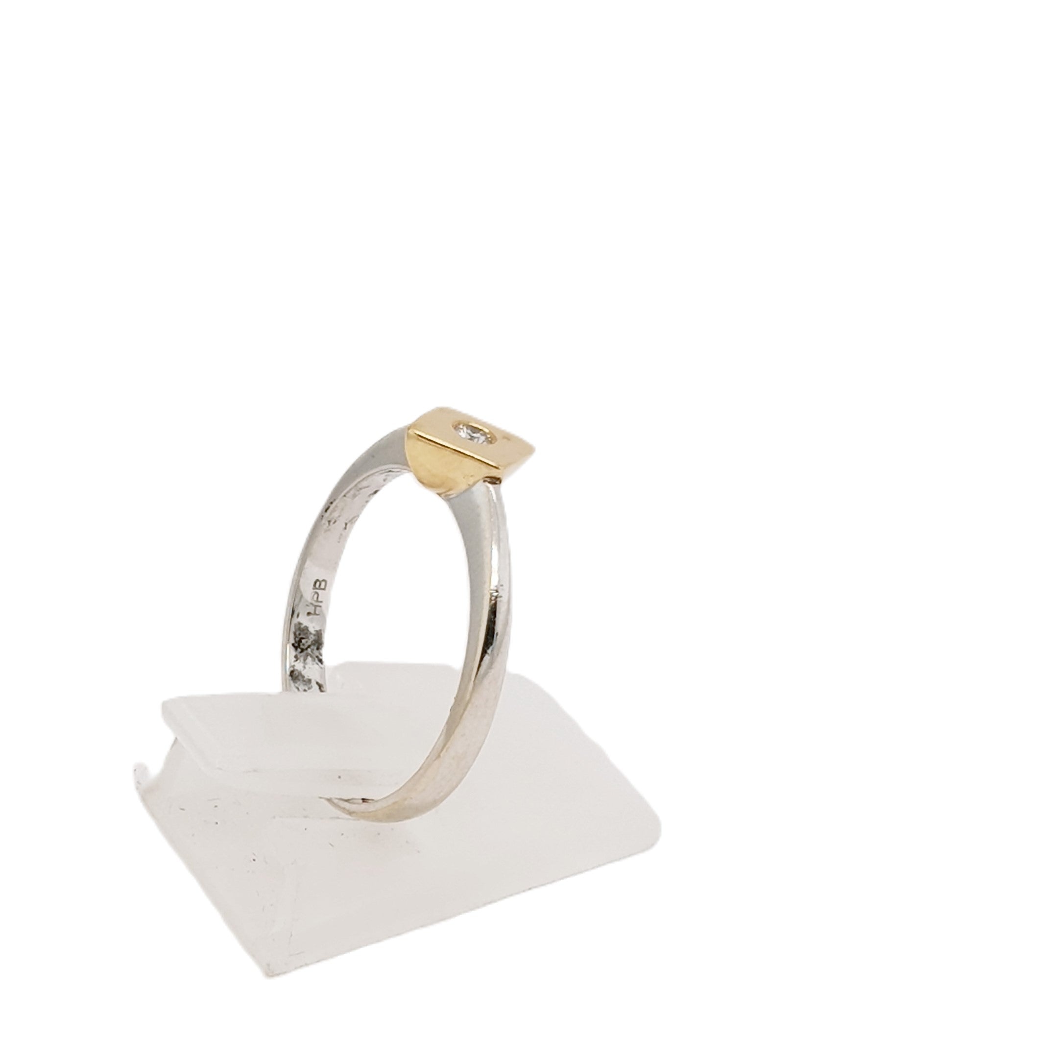 Brillant Gold Ring 750 18kt Gr.54