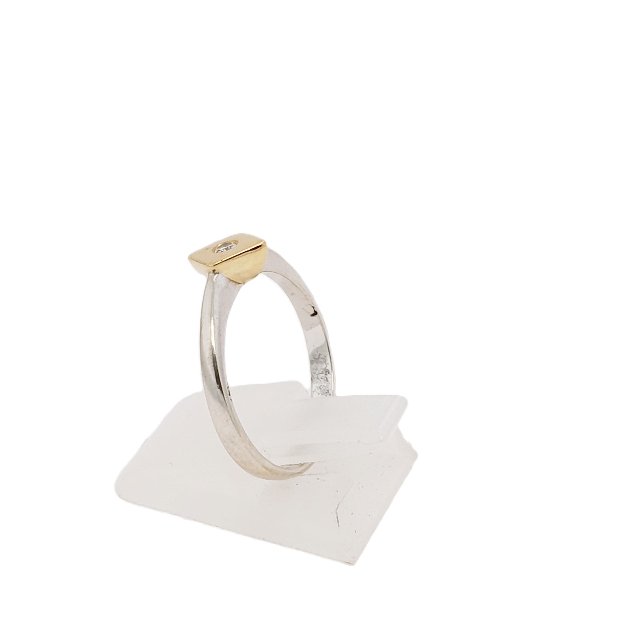 Brillant Gold Ring 750 18kt Gr.54