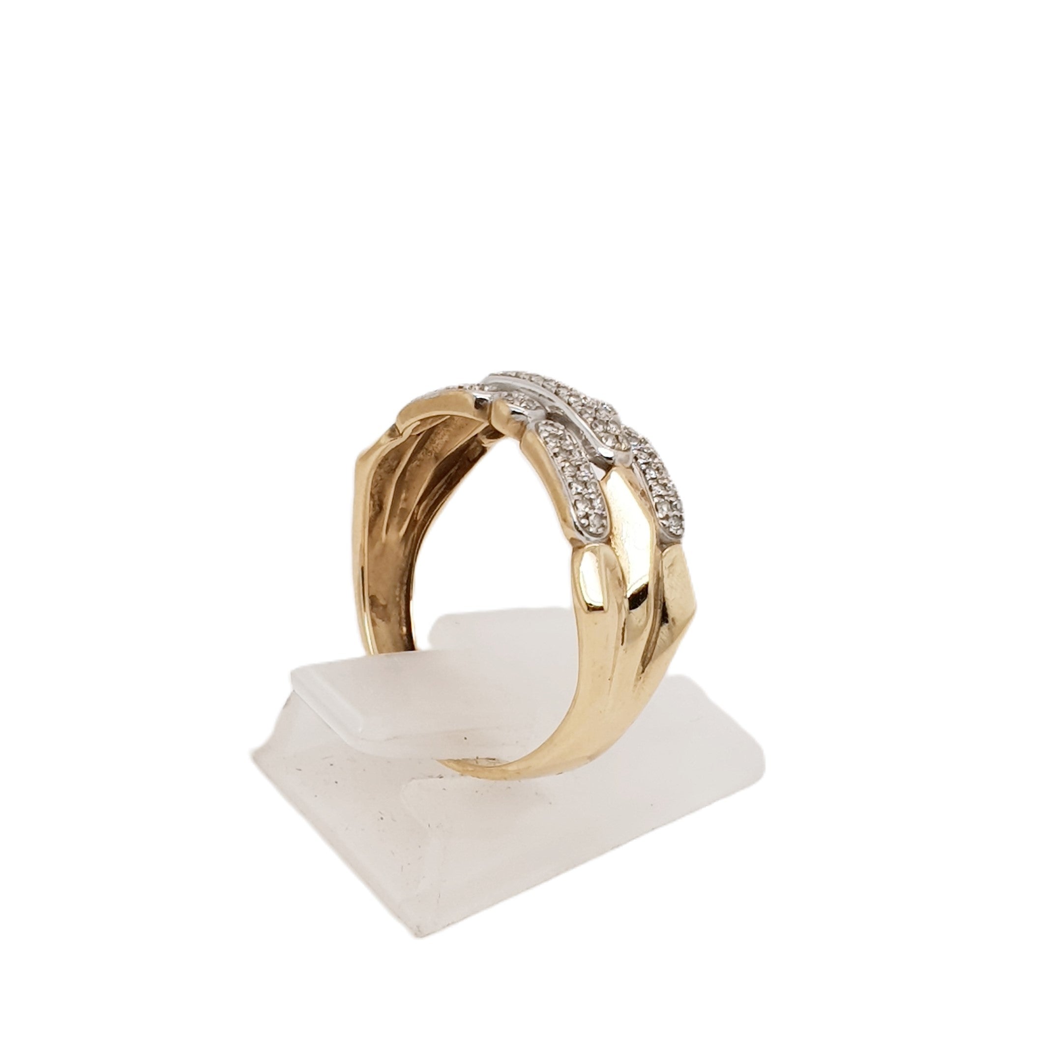 Brillant Gold Ring 375 9kt Gr.56