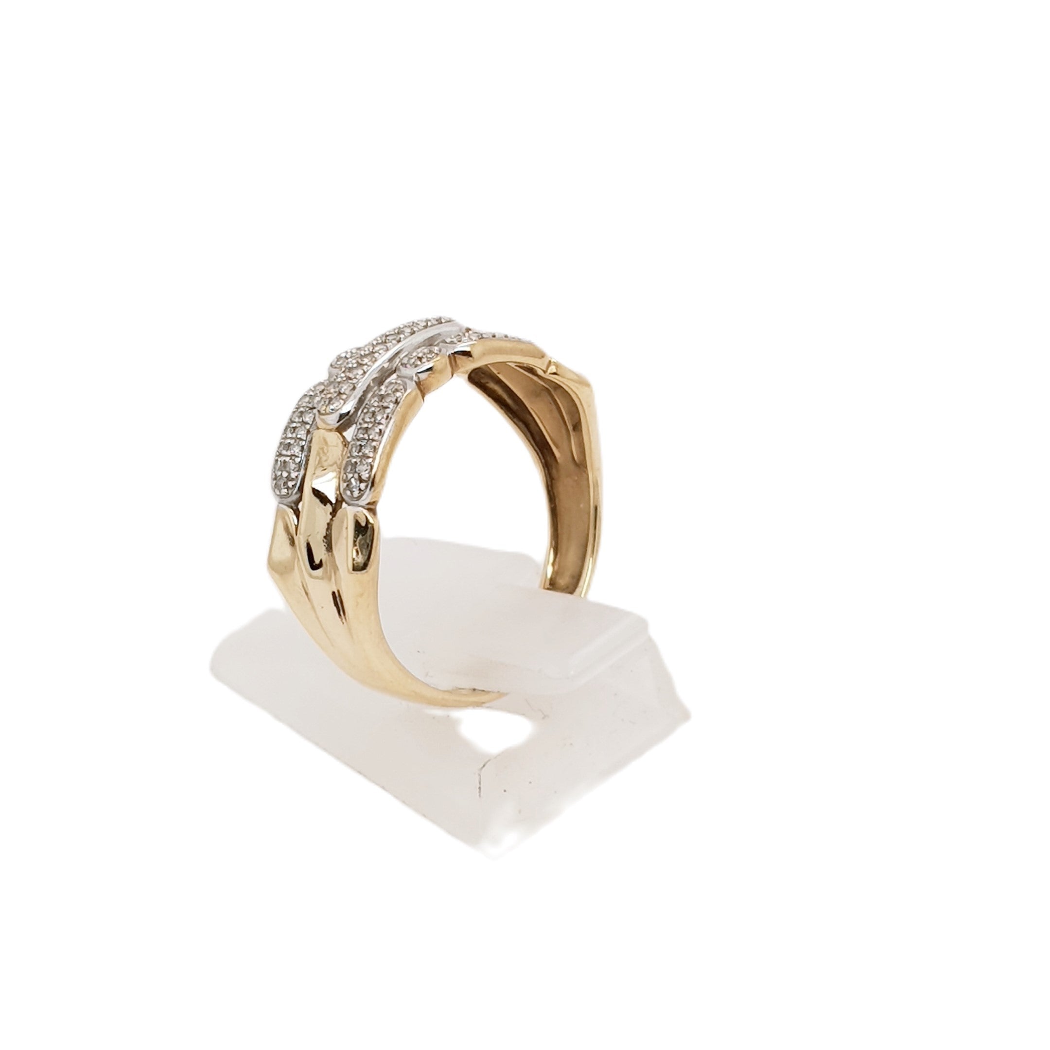 Brillant Gold Ring 375 9kt Gr.56
