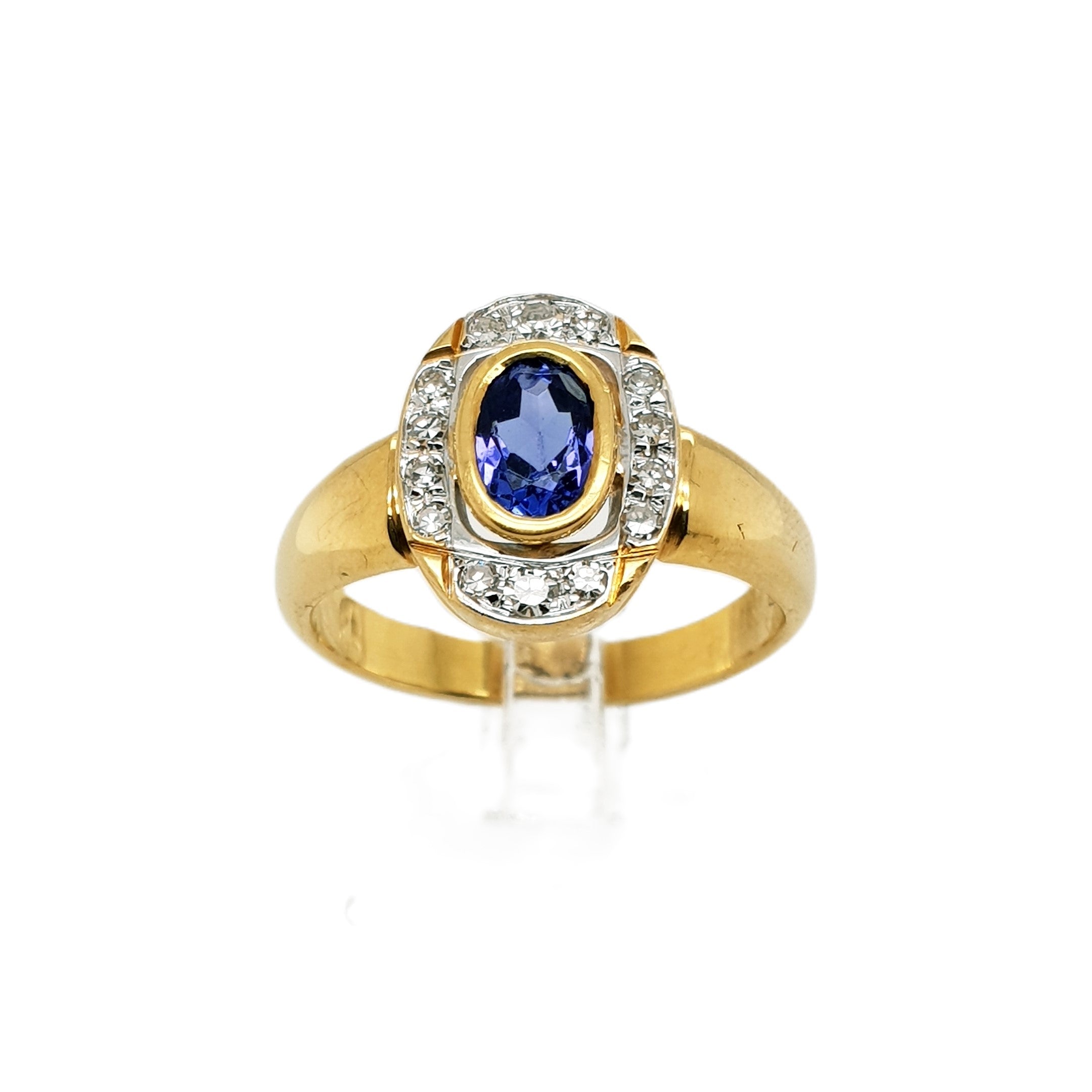 Brillant Gold Ring 750 18kt Gr.59
