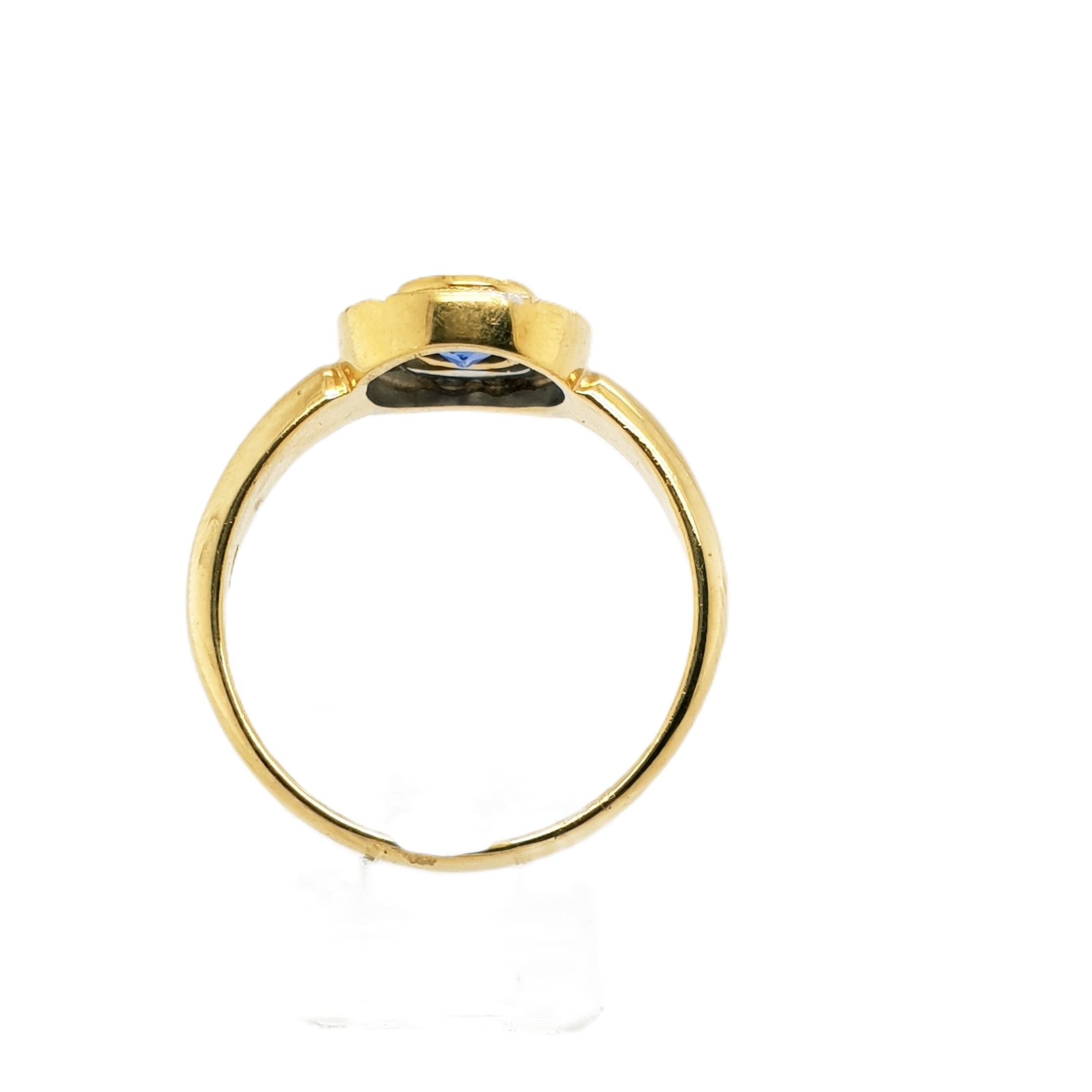 Brillant Gold Ring 750 18kt Gr.59