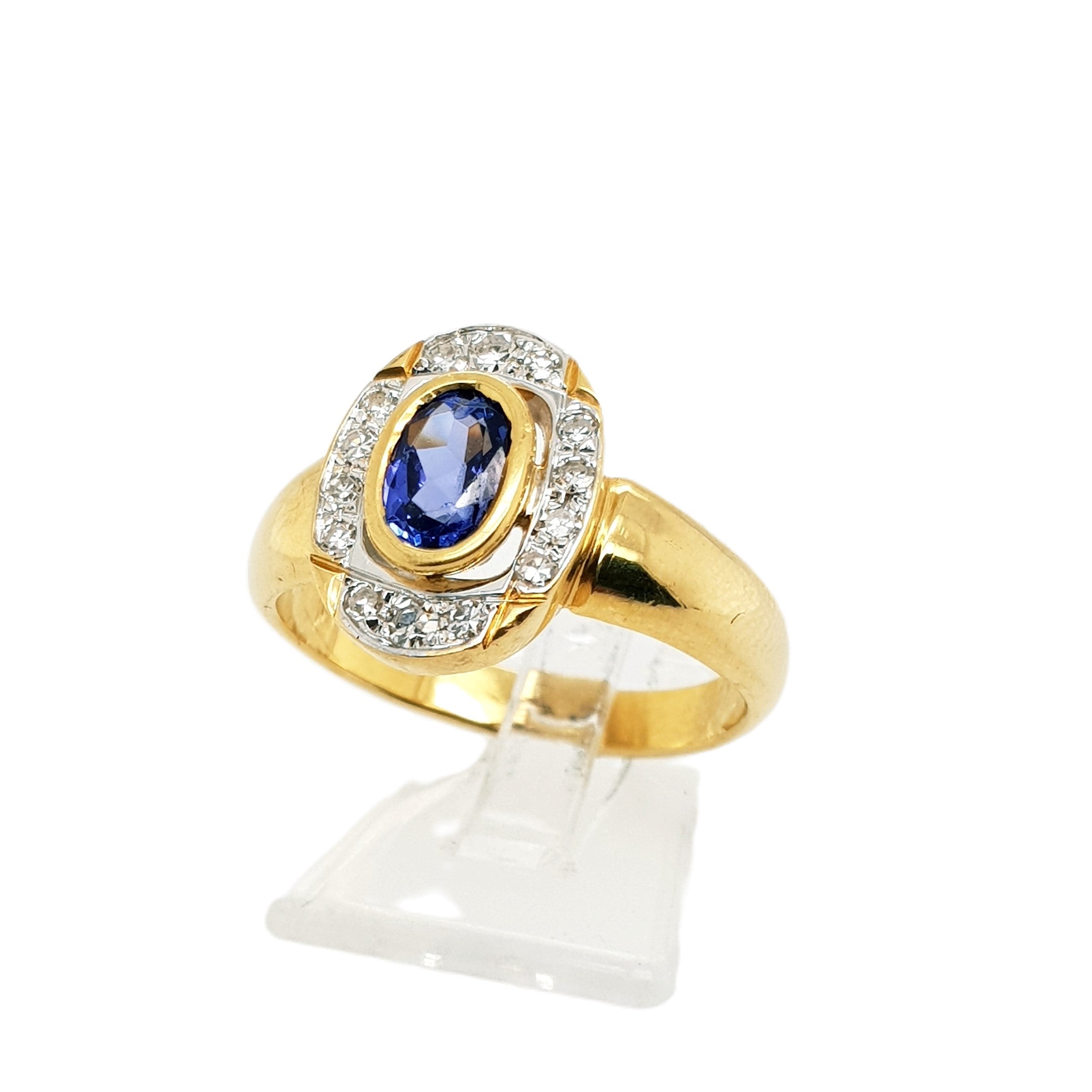 Brillant Gold Ring 750 18kt Gr.59