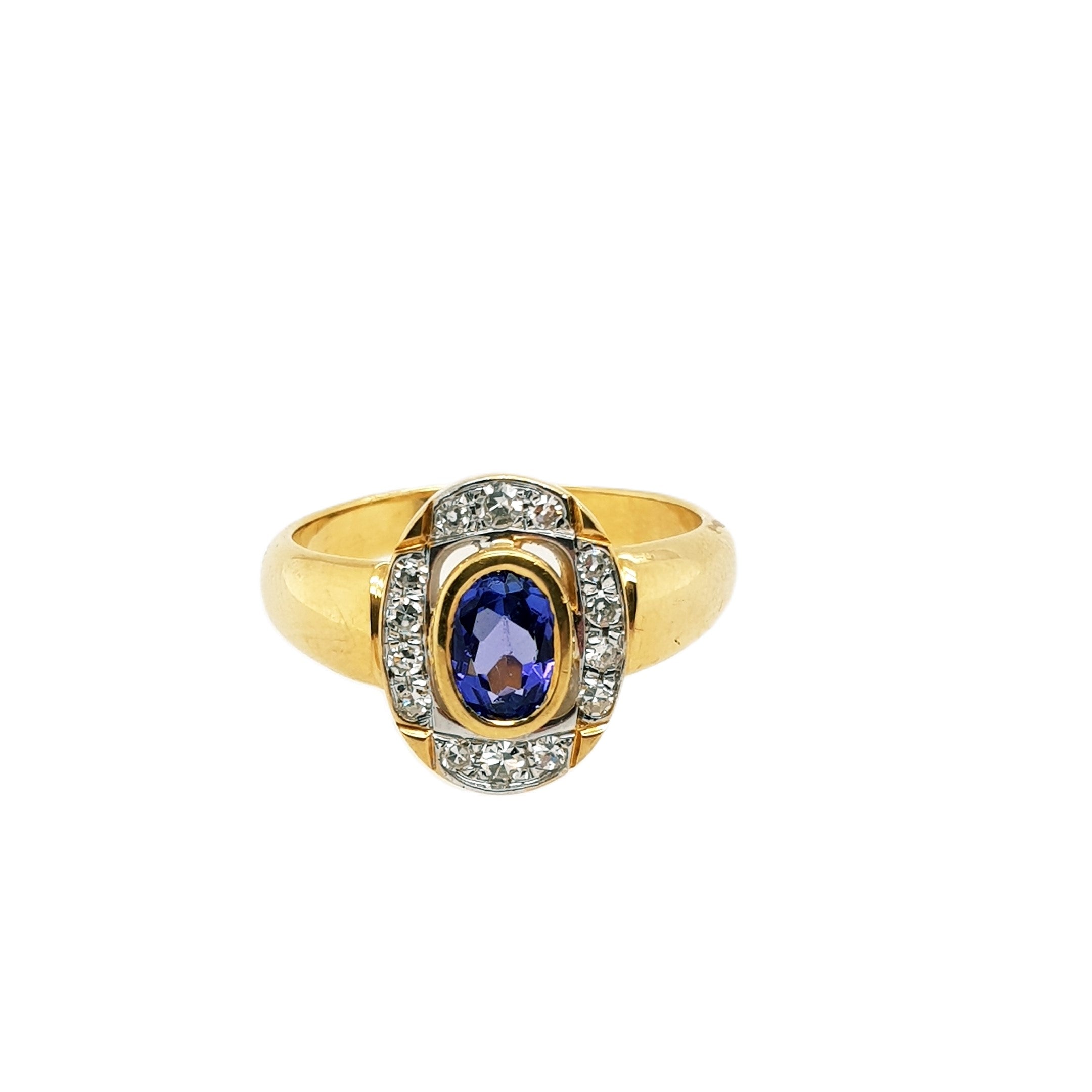 Brillant Gold Ring 750 18kt Gr.59
