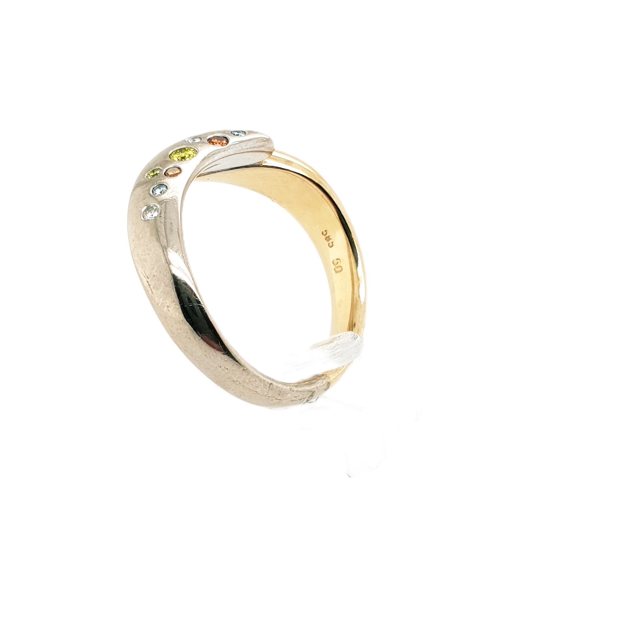 Brillant Gold Ring 585 14kt Gr.54