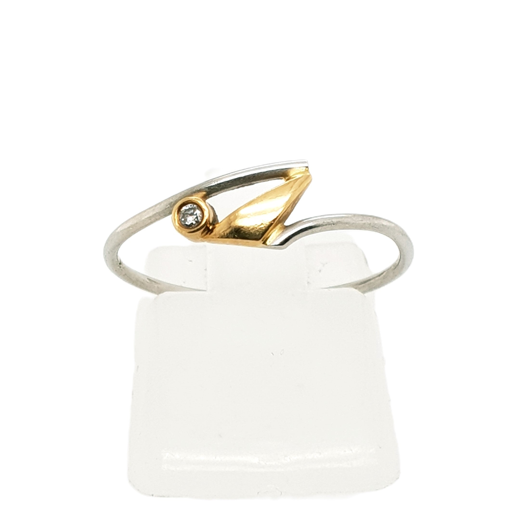 Brillant Platin Gold Ring 750 950 Gr.53