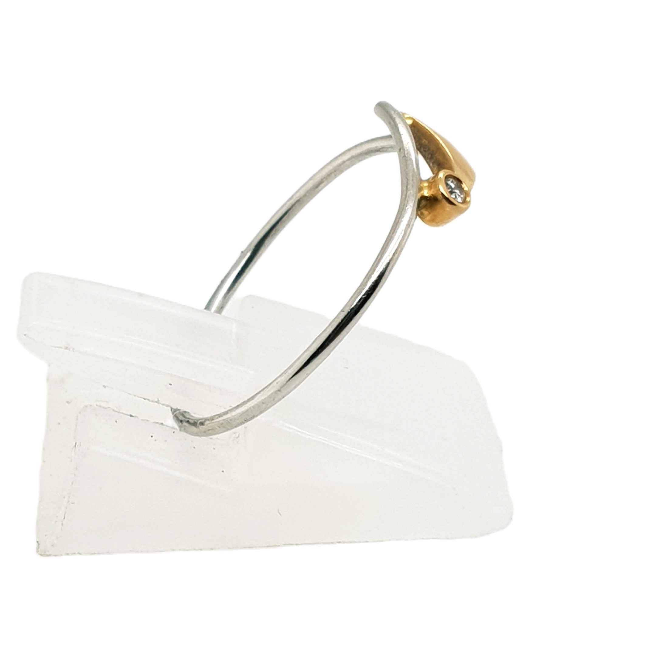 Brillant Platin Gold Ring 750 950 Gr.53