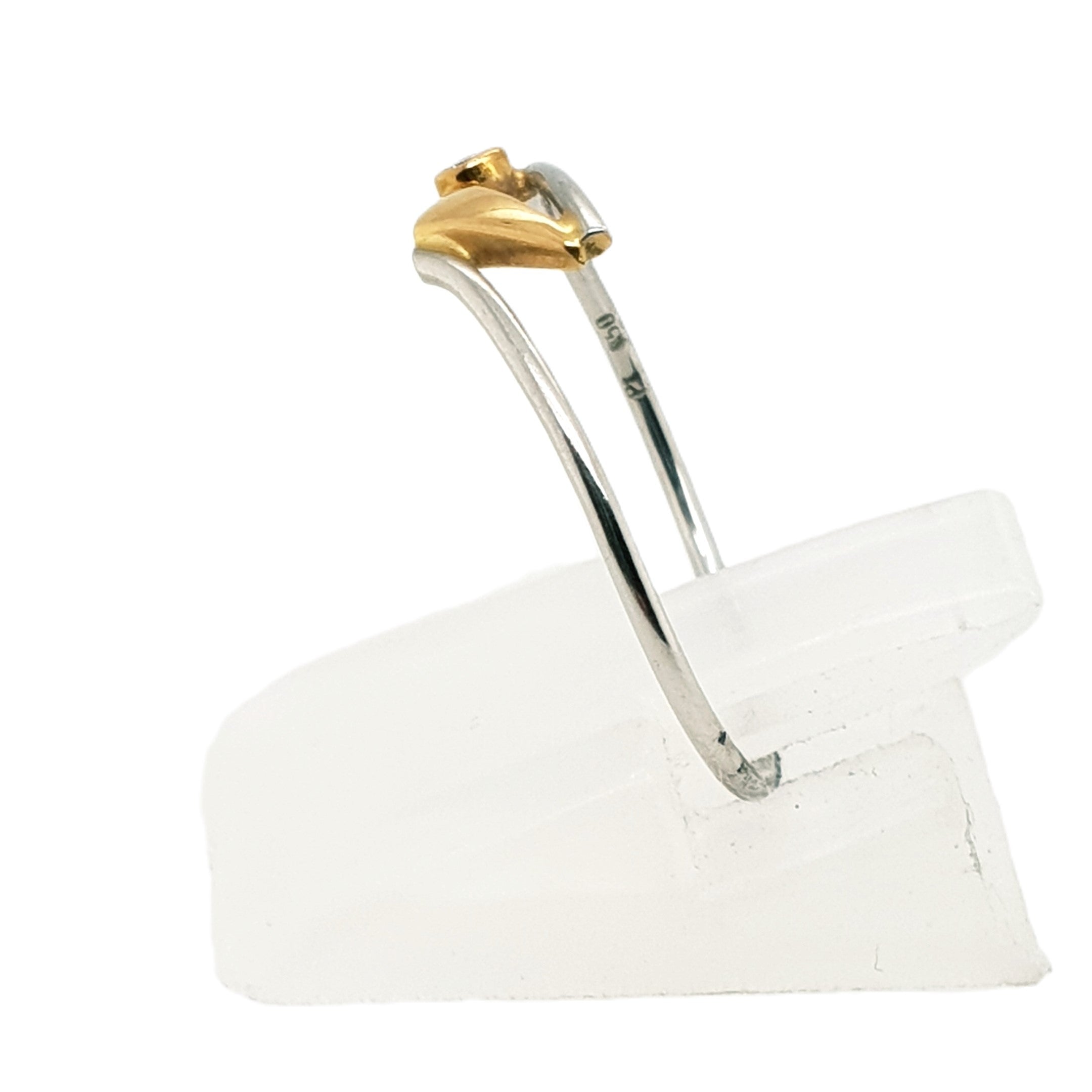 Brillant Platin Gold Ring 750 950 Gr.53